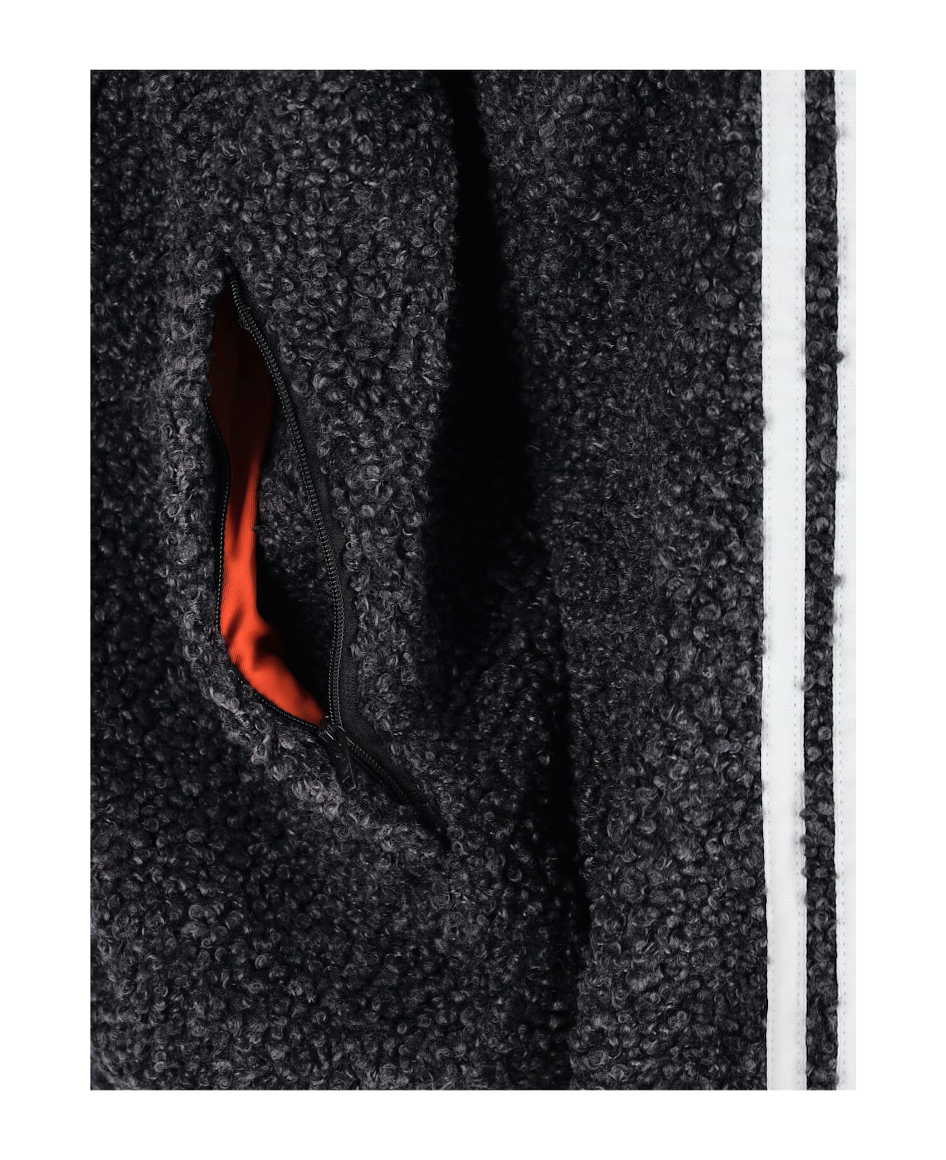 Adidas "firebird" Bouclé Jacket - Black   フリース