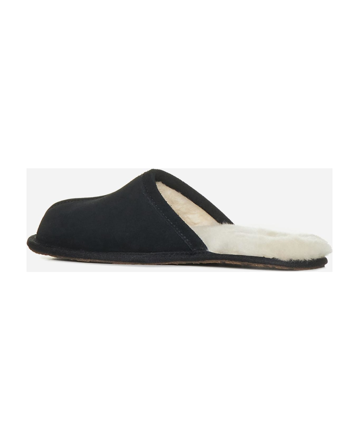 UGG Scuff Suede Slippers - Blk