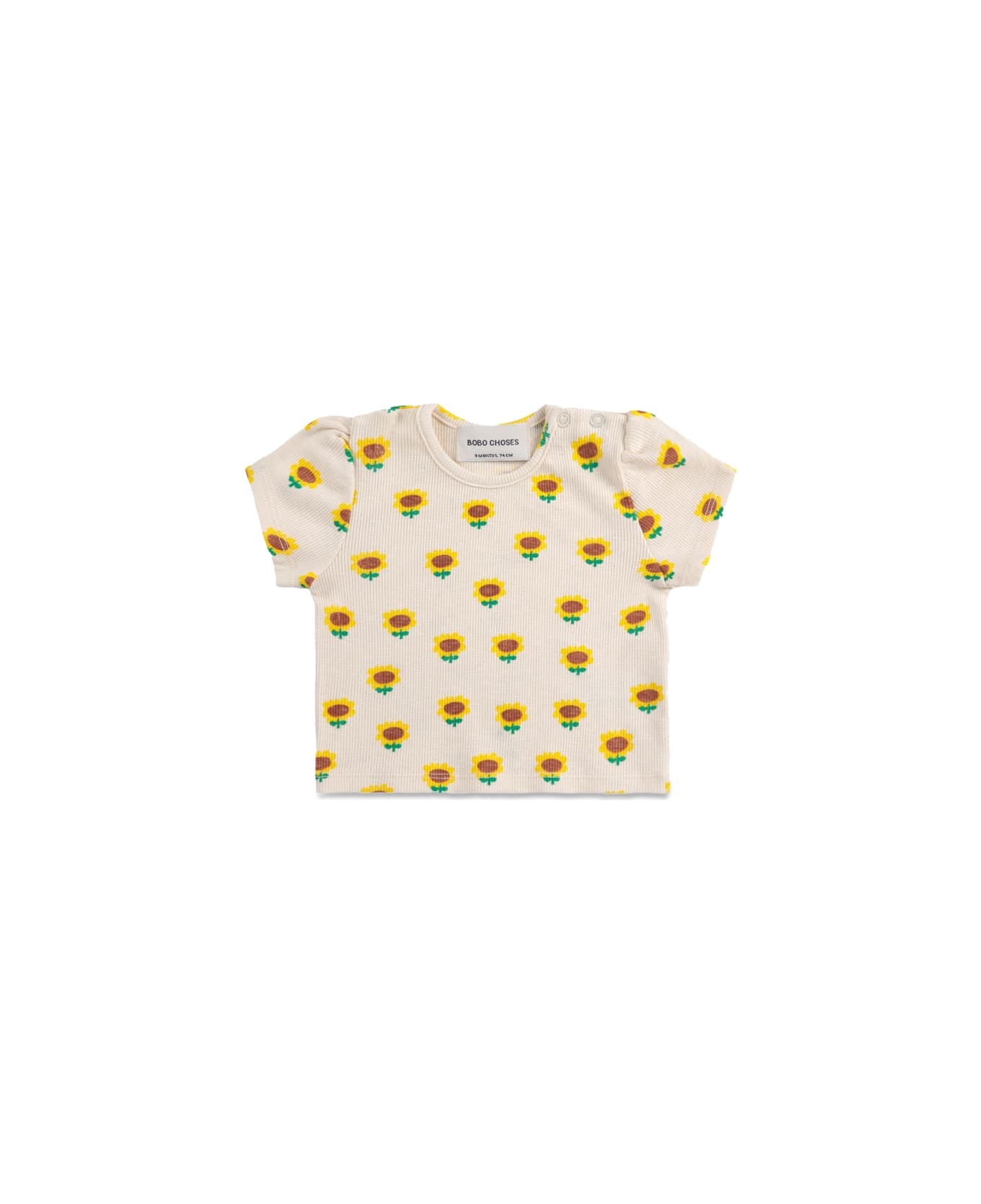 Bobo Choses "sunflower" T-shirt - BEIGE