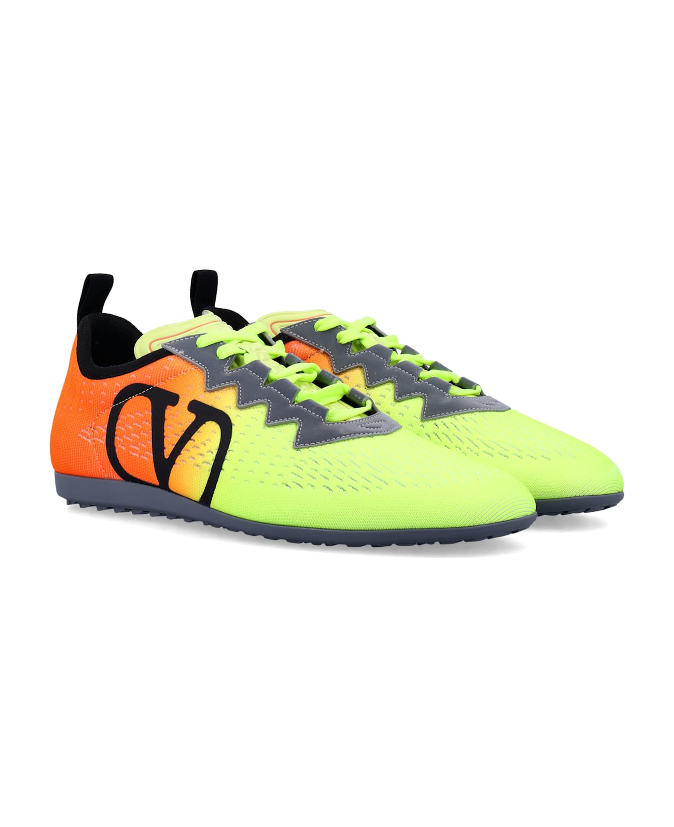 Valentino Garavani Chromathon Sneaker - LIME-ORANGE FLUO-BLACK-GREY