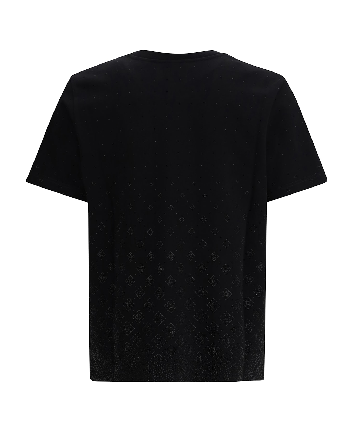 Casablanca Degrade Monogram Made Out Of Crystals Short-sleeve T-shirt