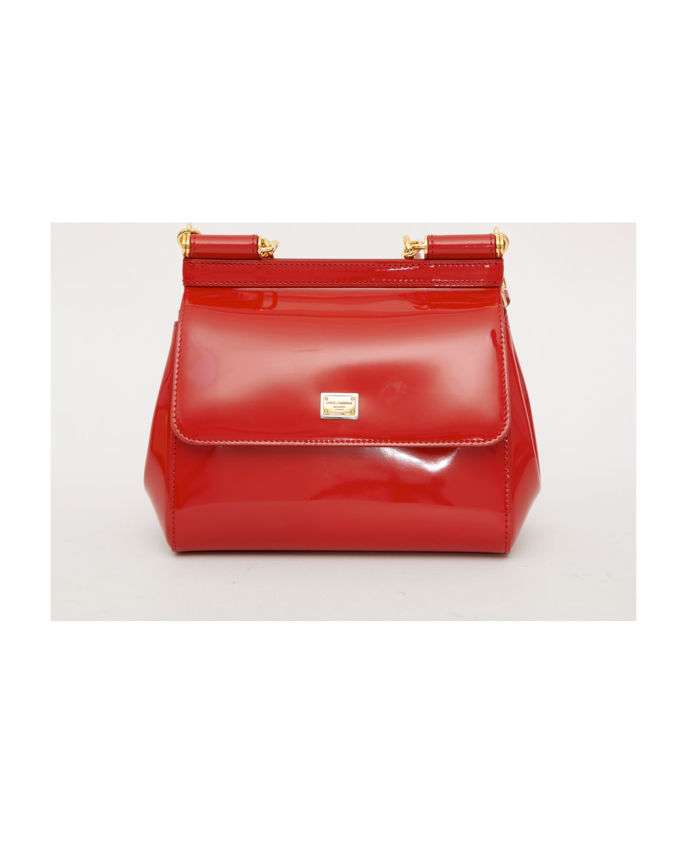 Dolce & Gabbana Small Sicily Red Bag - Rosso