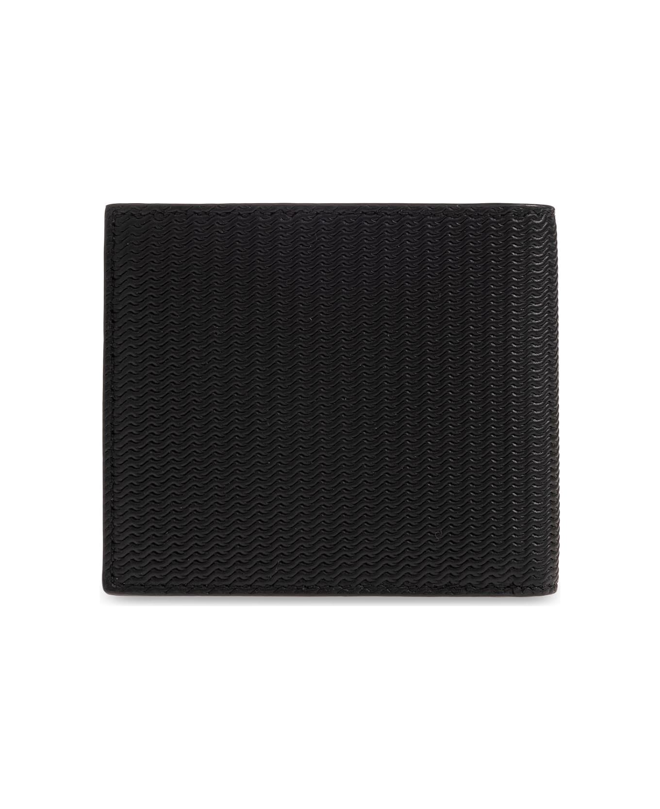 Giorgio Armani Leather Wallet With Logo - C