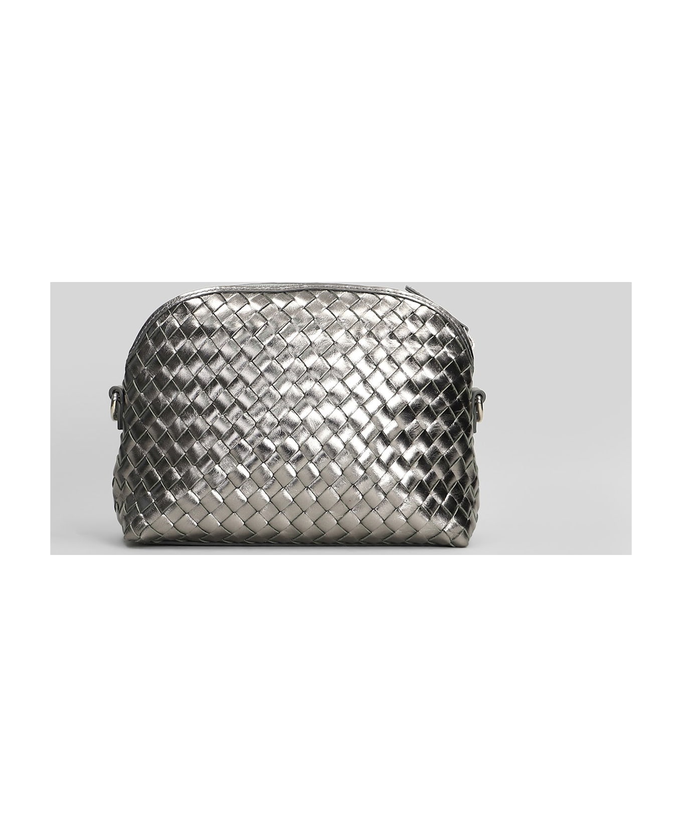 Dragon Diffusion Chunky Fellini Shoulder Bag In Gunmetal Leather - Gunmetal