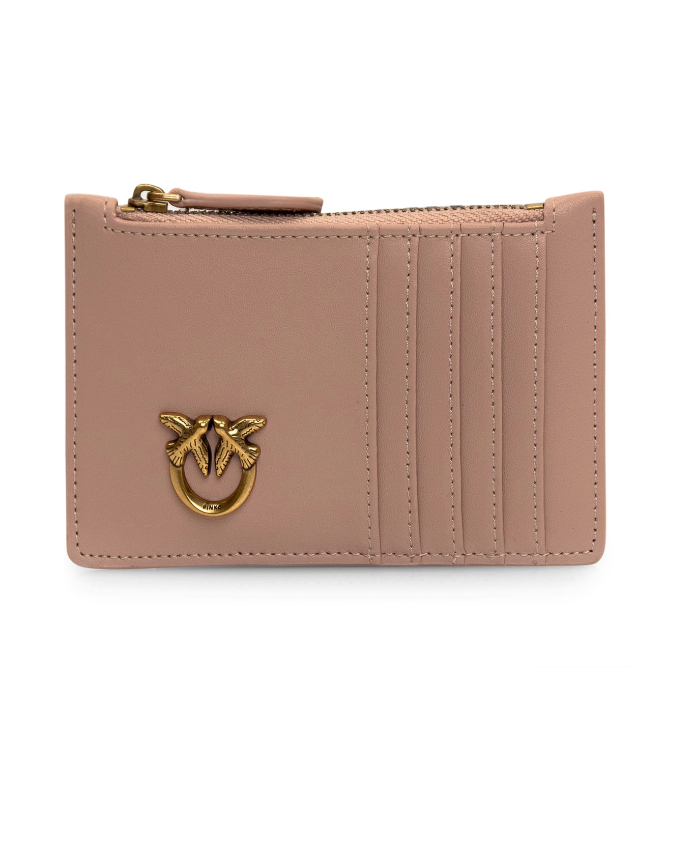 Pinko Leather Card Holder With Logo - CIPRIA 財布