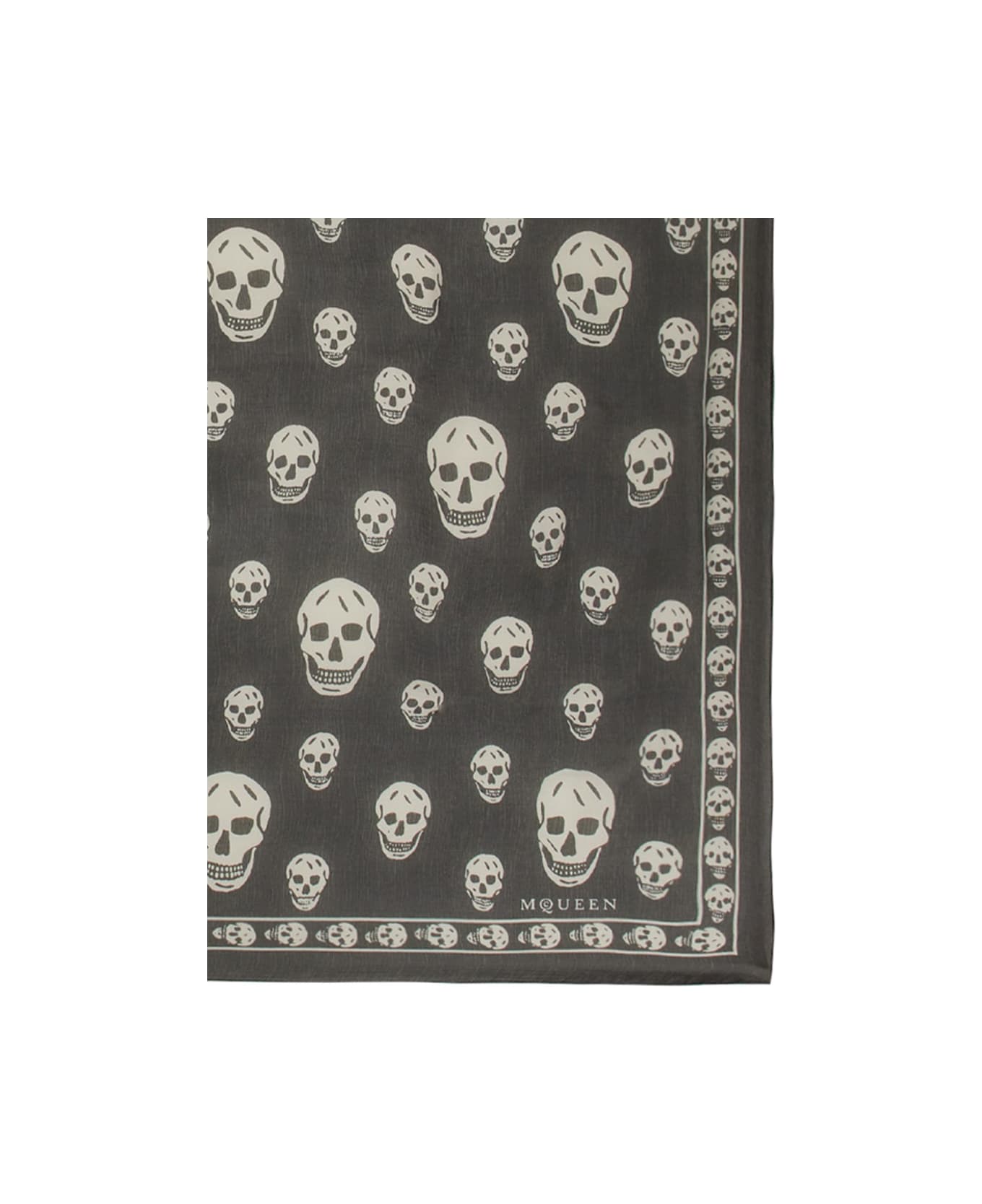 Alexander McQueen "skull" Scarf - BLACK