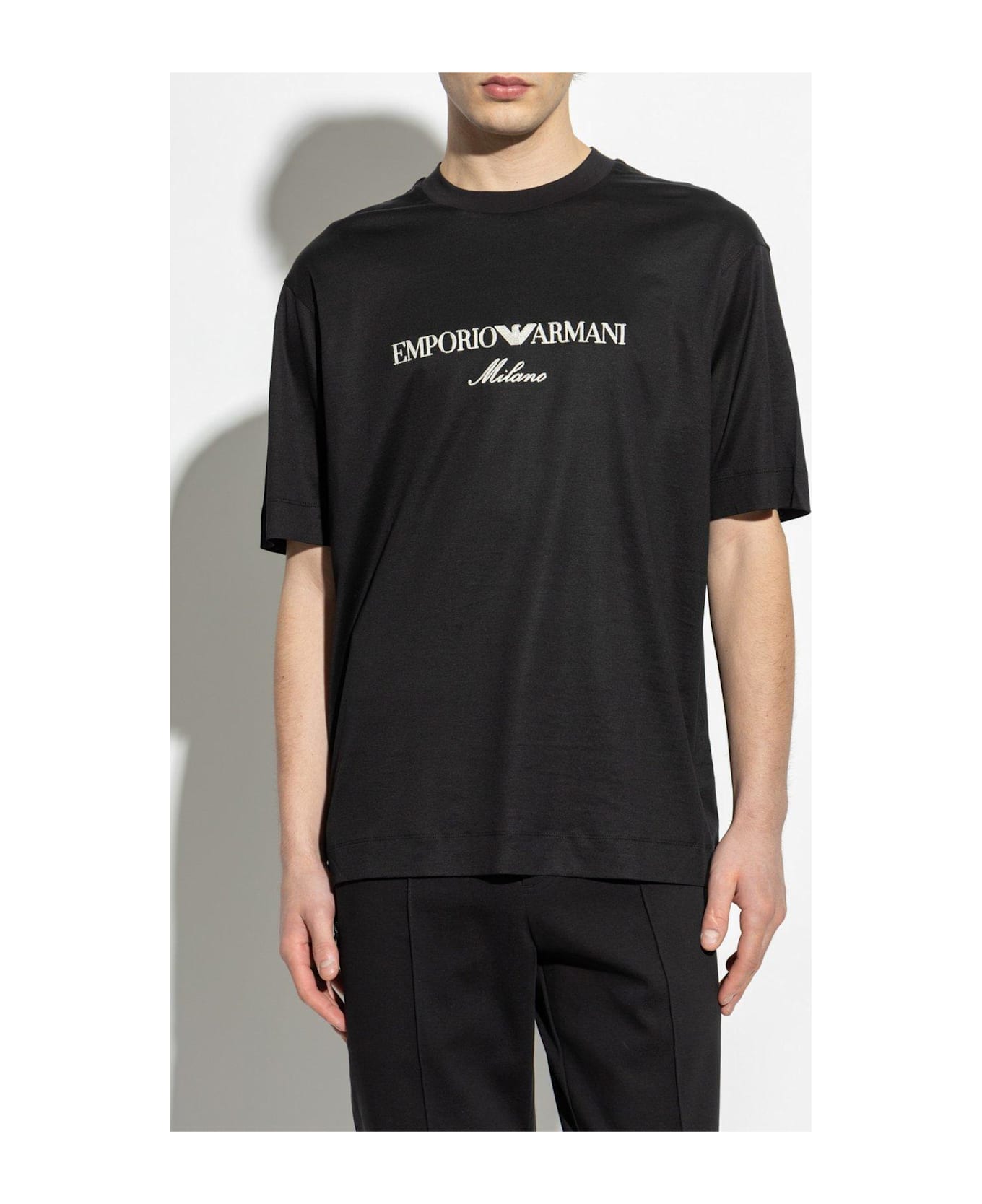 Emporio Armani T-shirt With Embroidered Logo