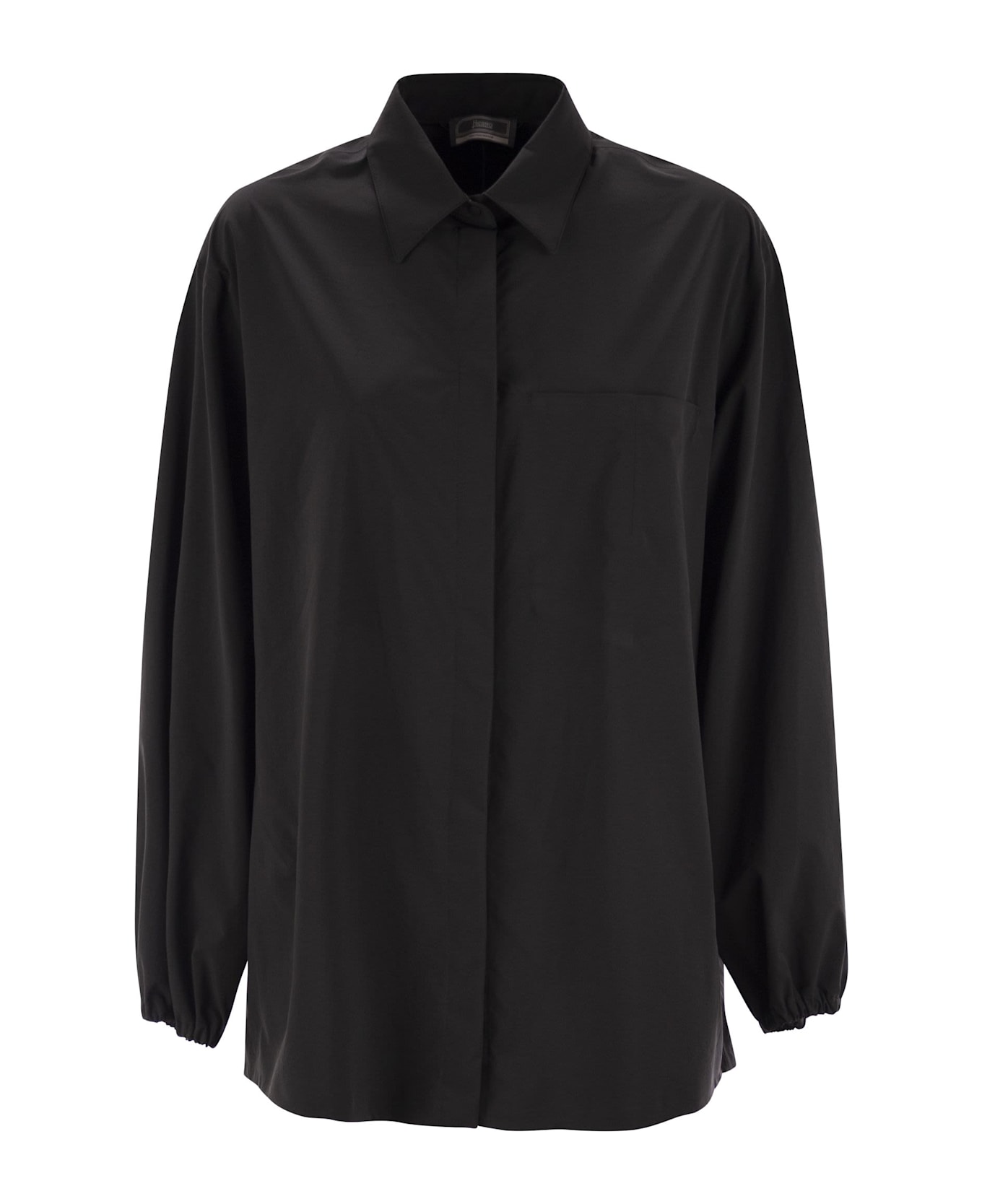 Herno Stretch Tech Shirt - Black