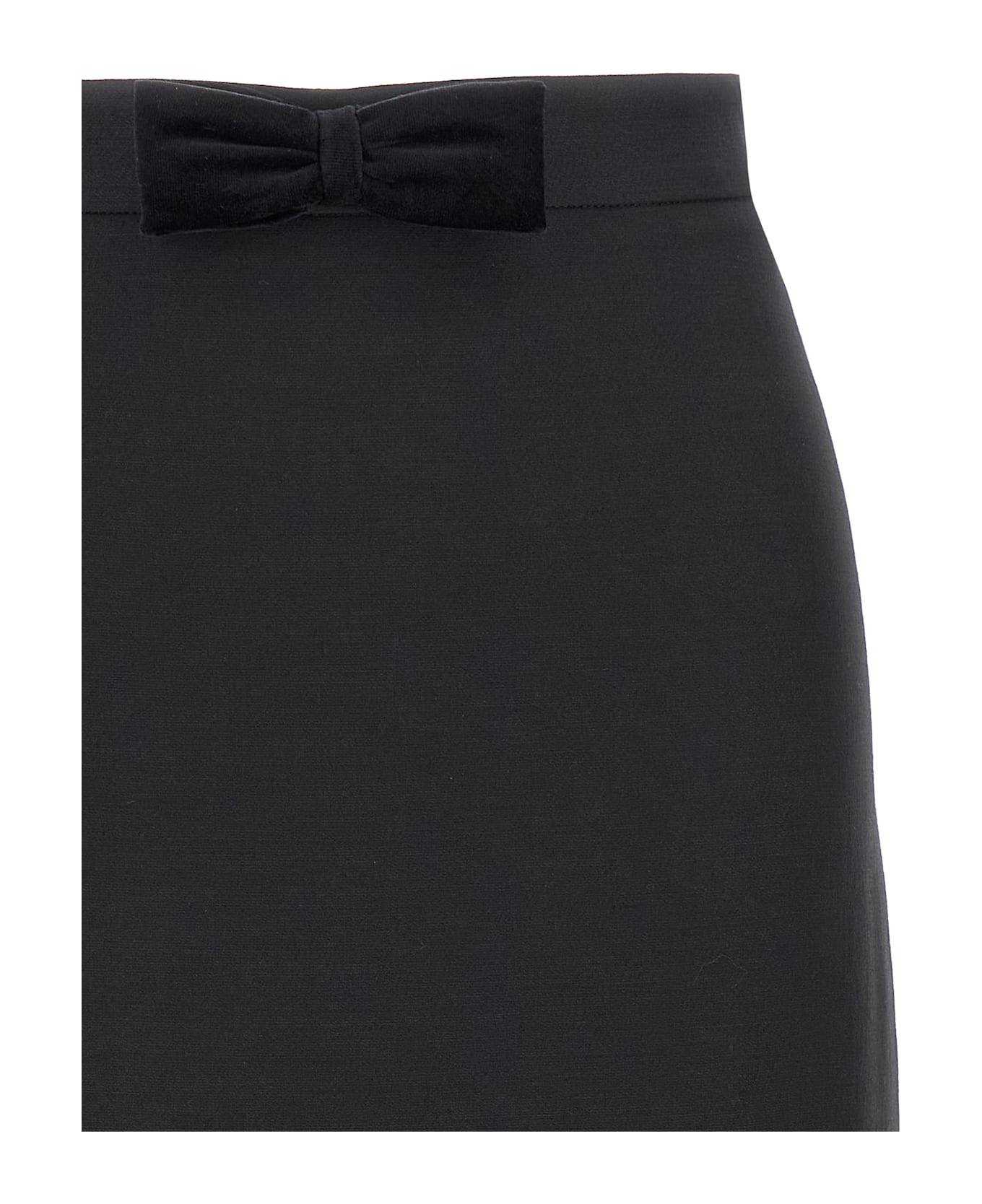 Valentino Garavani Crepe Couture Skirt - Black  