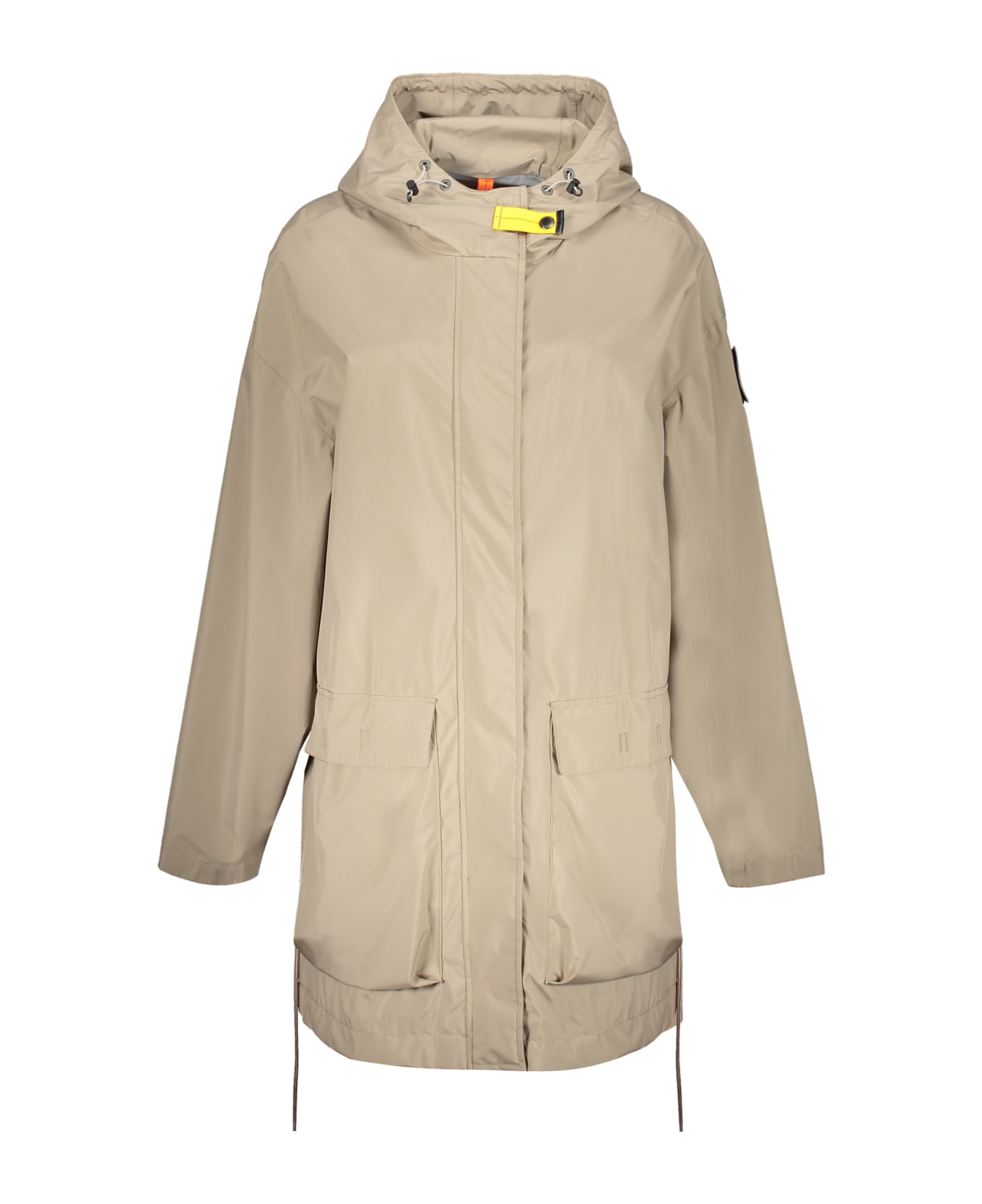 Parajumpers True Hooded Techno Fabric Jacket - Beige コート