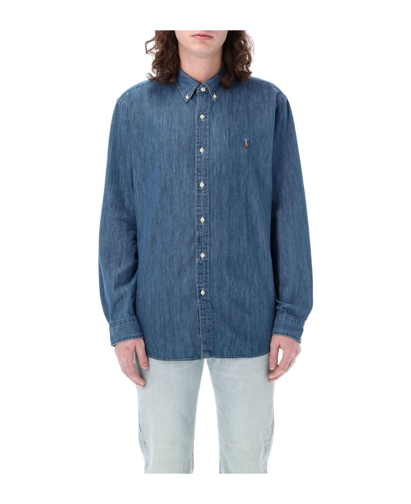 Polo Ralph Lauren Custom Fit Shirt - DENIM シャツ