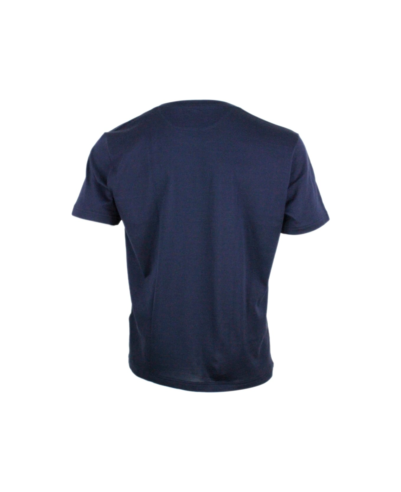 Eleventy T-Shirt - Blu - grigio chiaro