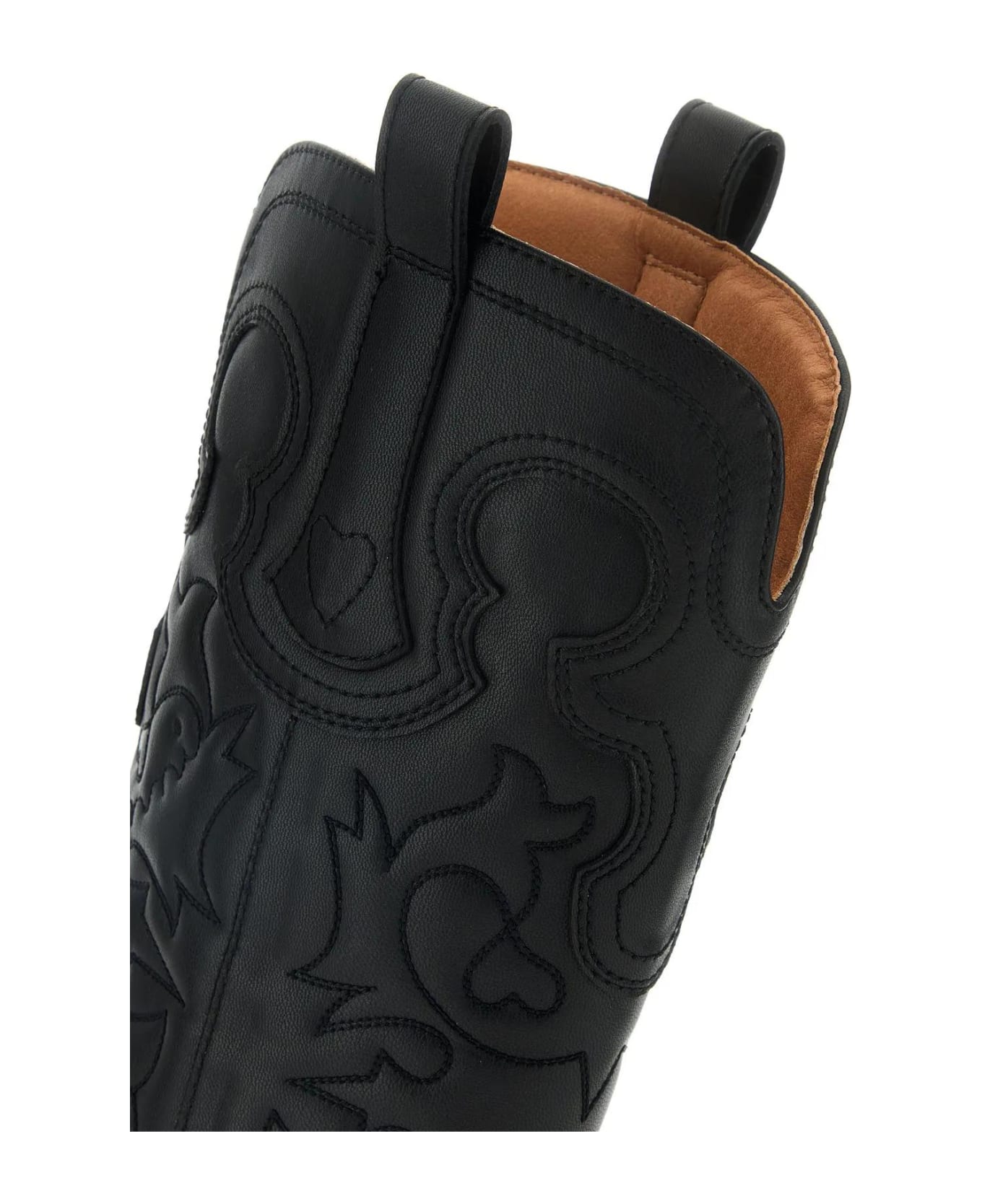 Ganni Boots With Inserts - Black