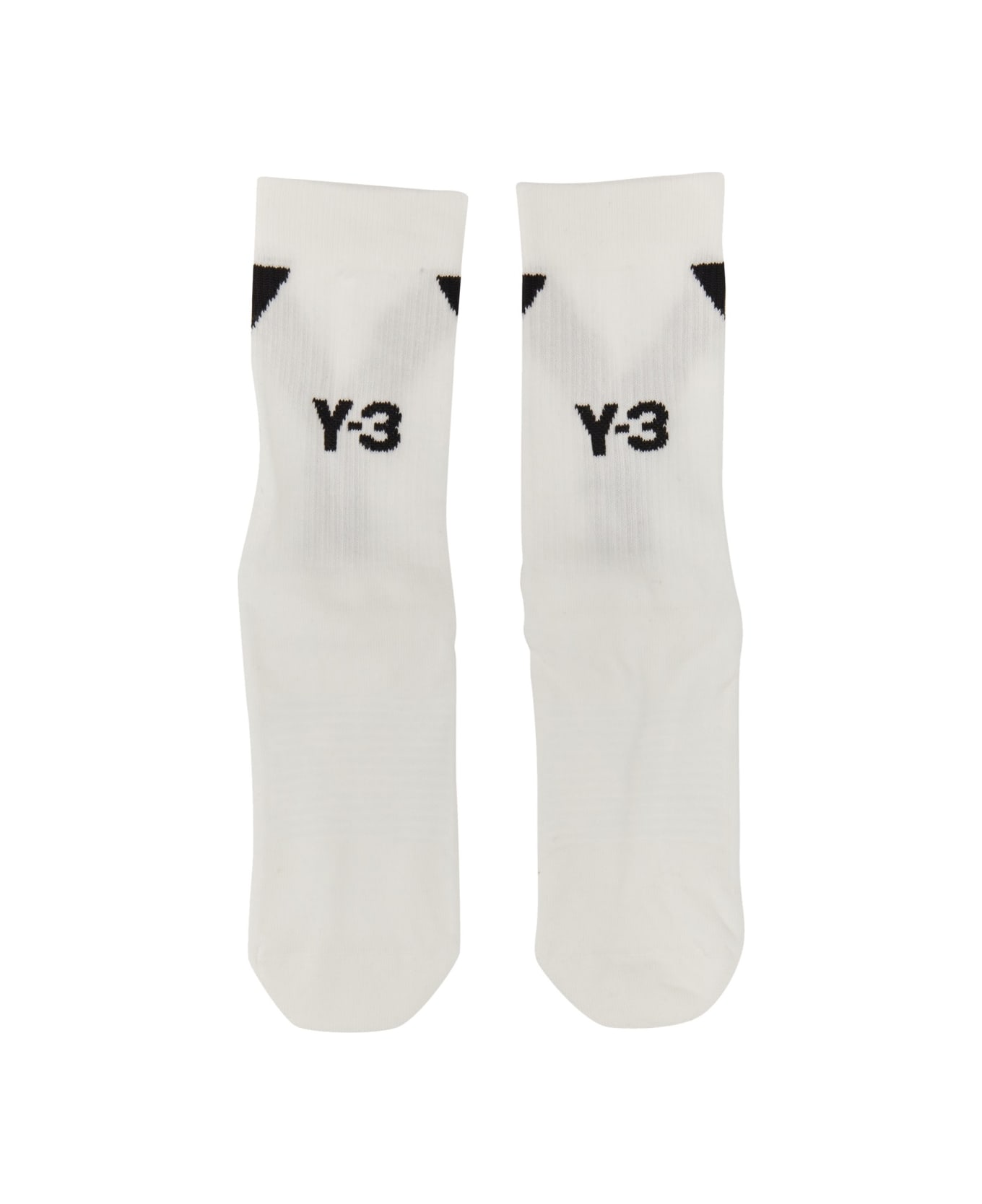 Y-3 Sock With Logo Embroidery - WHITE 靴下