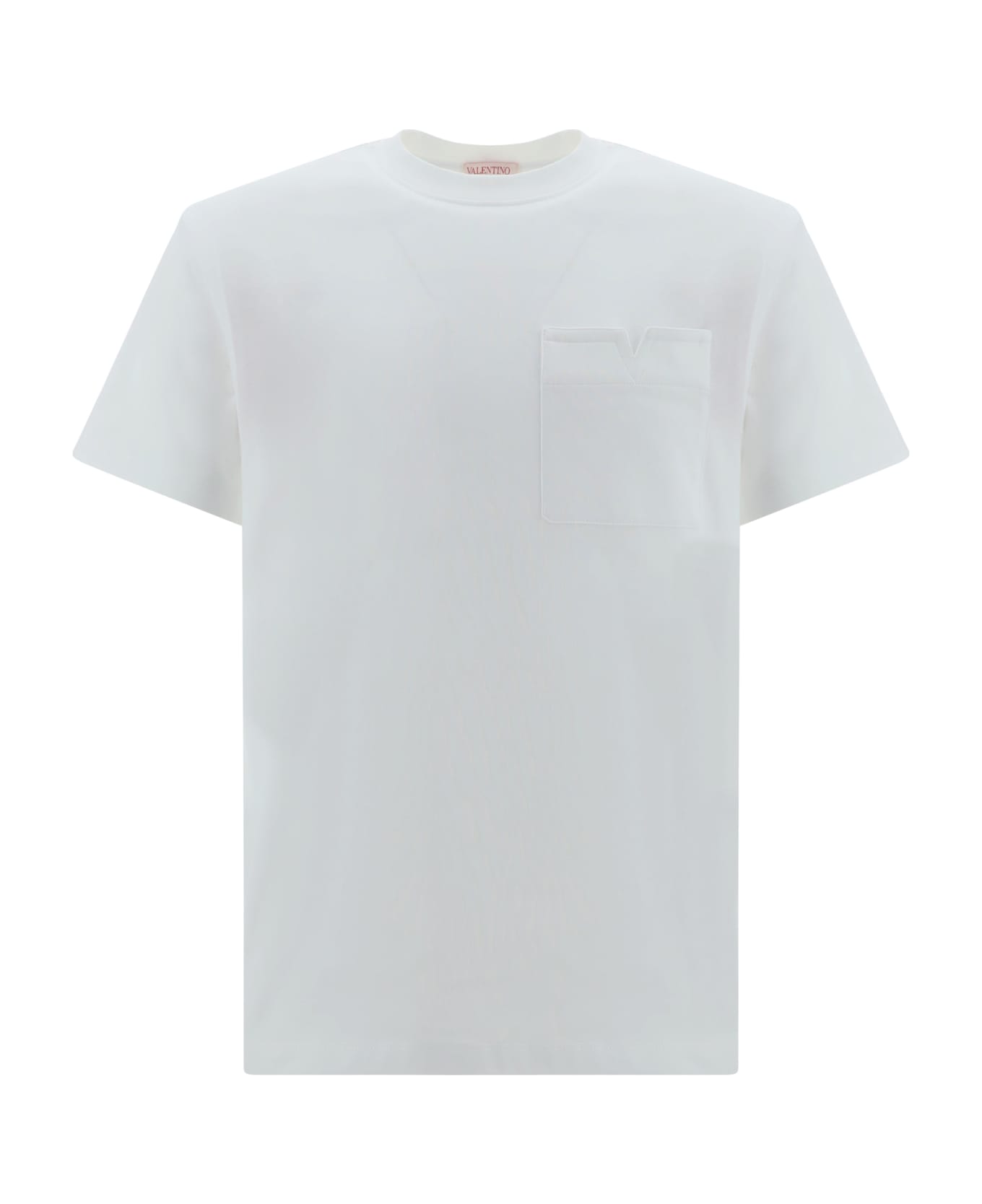 Valentino Crewneck Short-sleeved T-shirt - Bianco