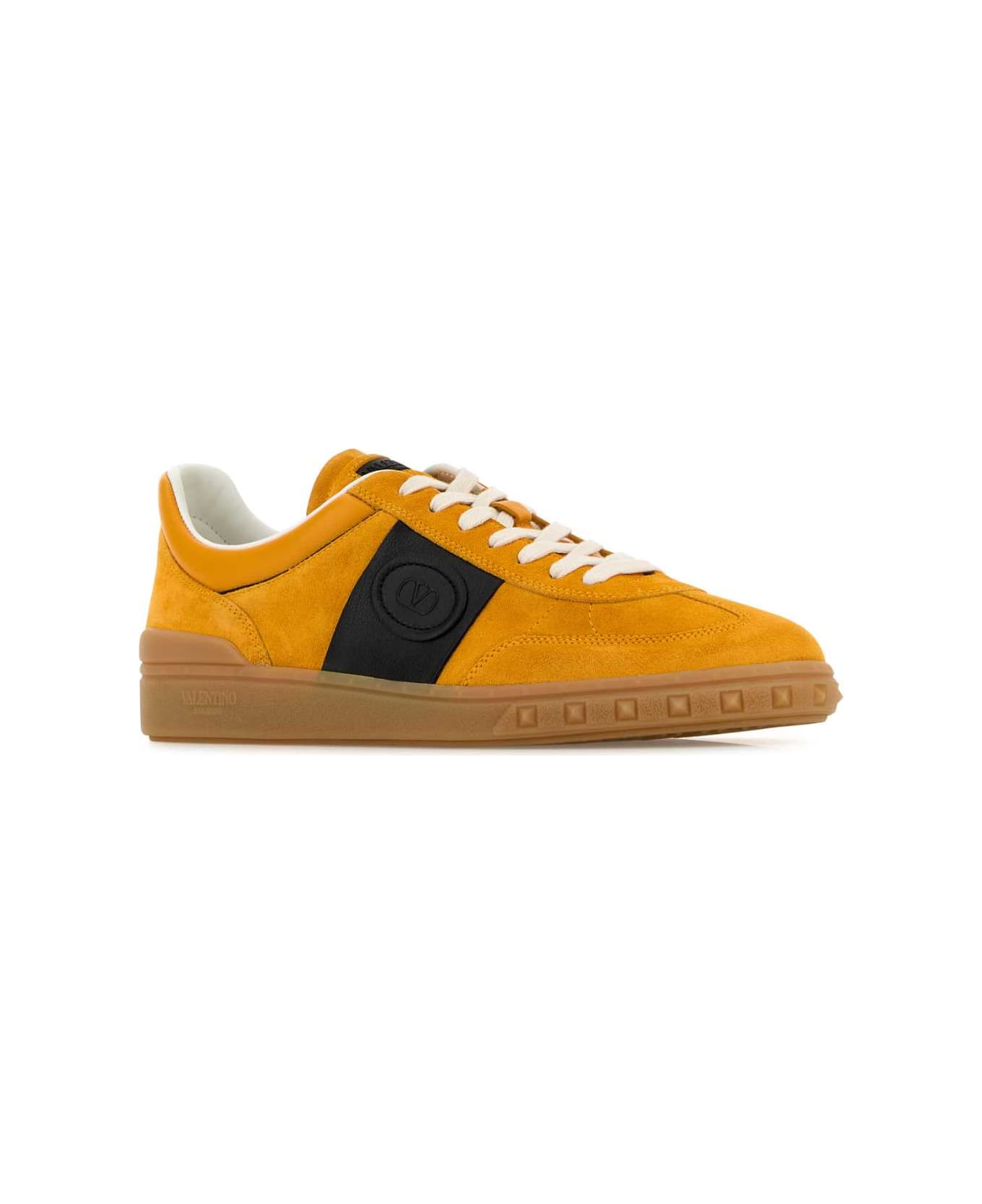 Valentino Garavani Light Orange Suede Upvillage Sneakers - MARIGOLDNERONEROMARIGOLDNEROAMBRA スニーカー
