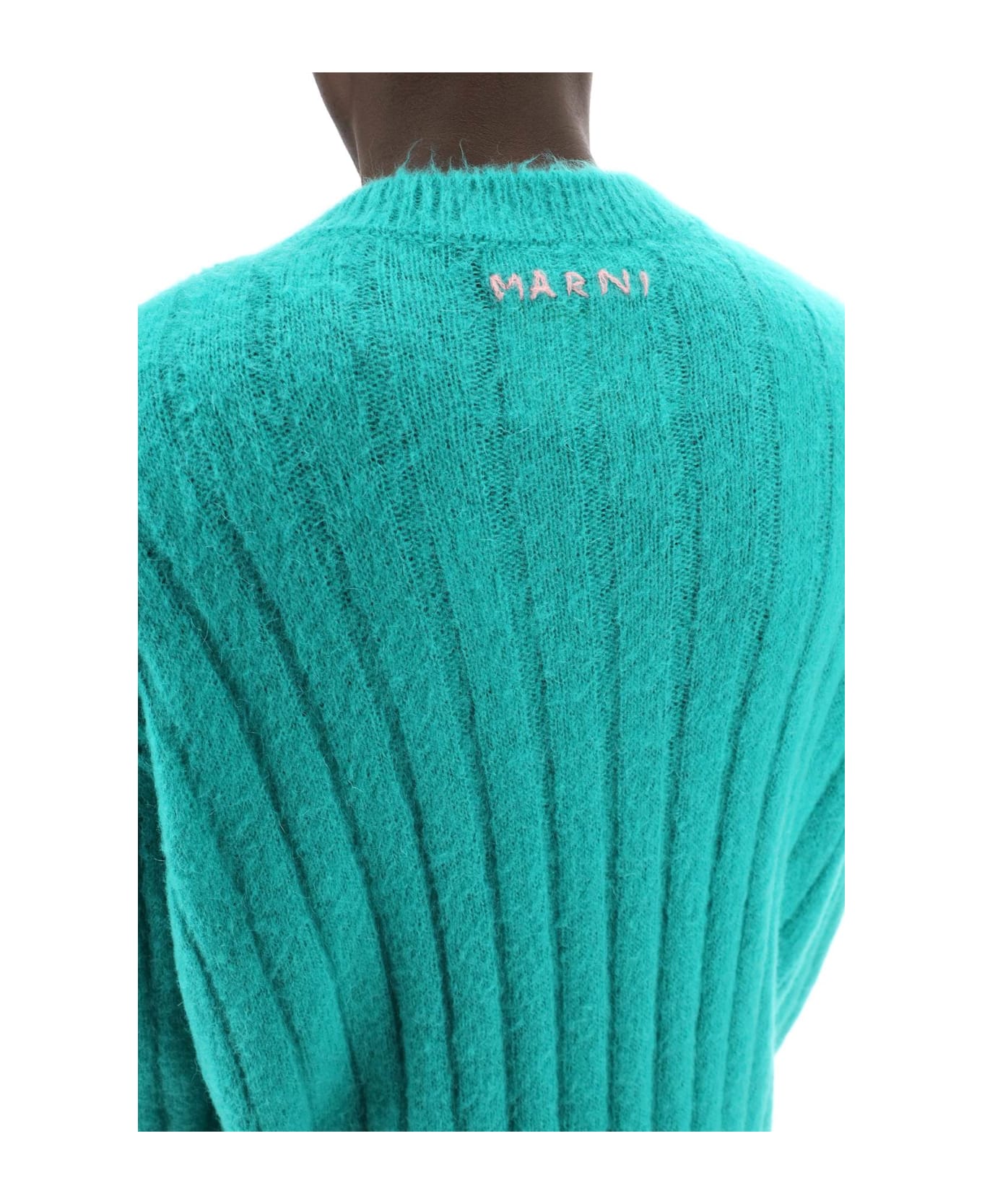 Marni Brushed Mohair Pul - SEA GREEN (Green)