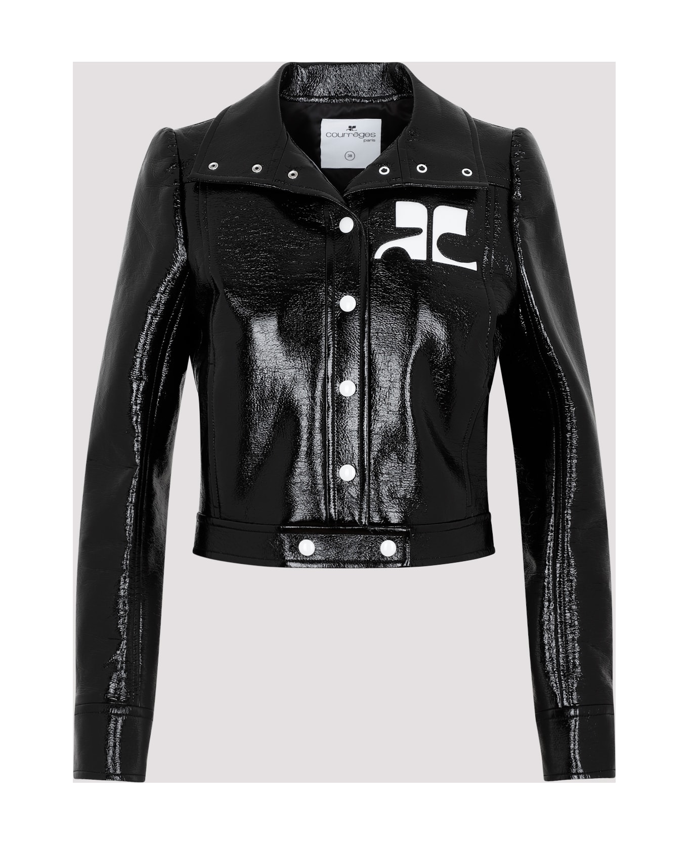 Courrèges Vinyl Jacket - Black
