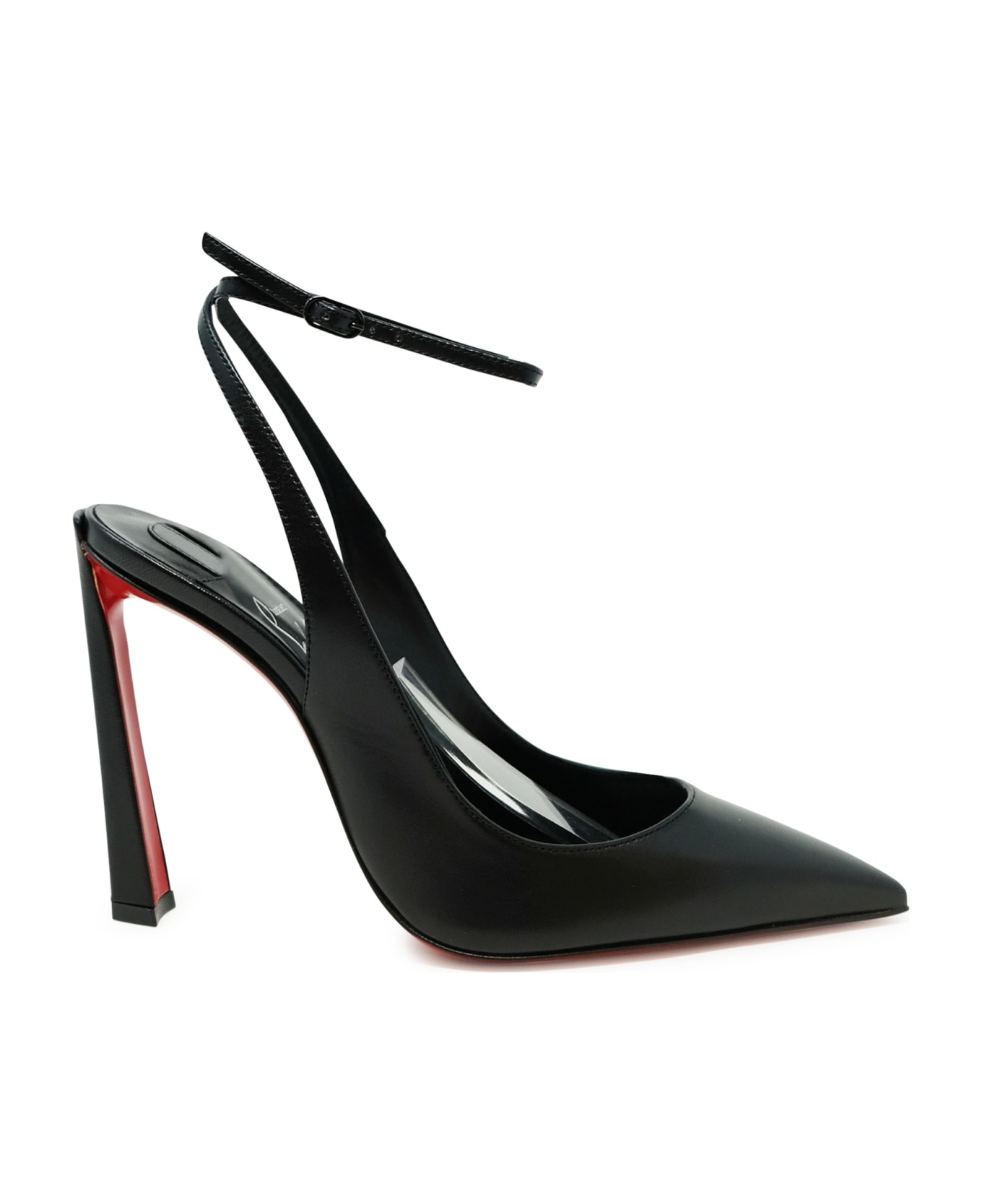 Christian Louboutin Black Kid/lining Condora Strap 100