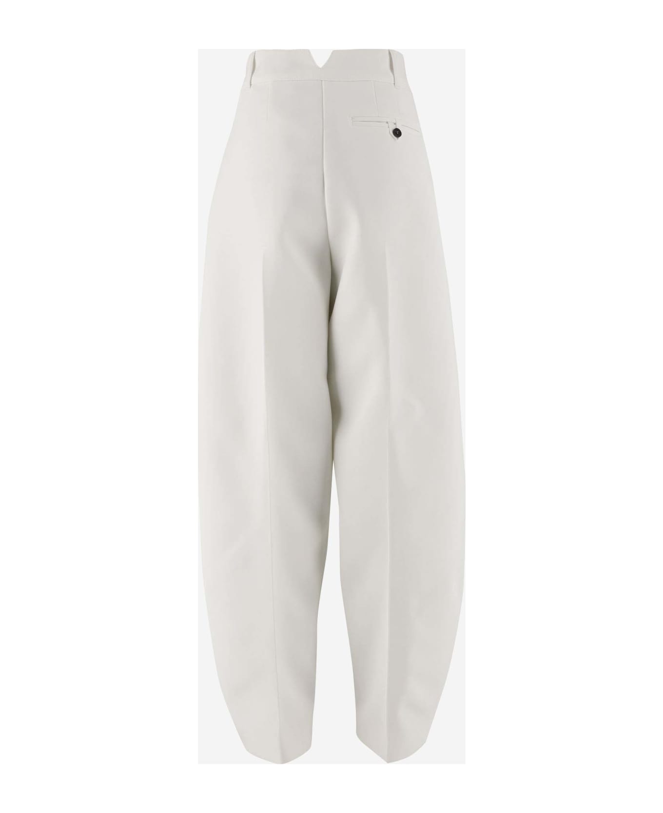 Jacquemus The Oval Trousers - White