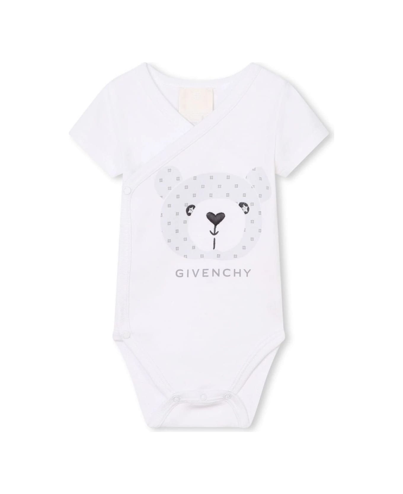 Givenchy Set 2 White Bodysuits With Print - White ボディスーツ＆セットアップ