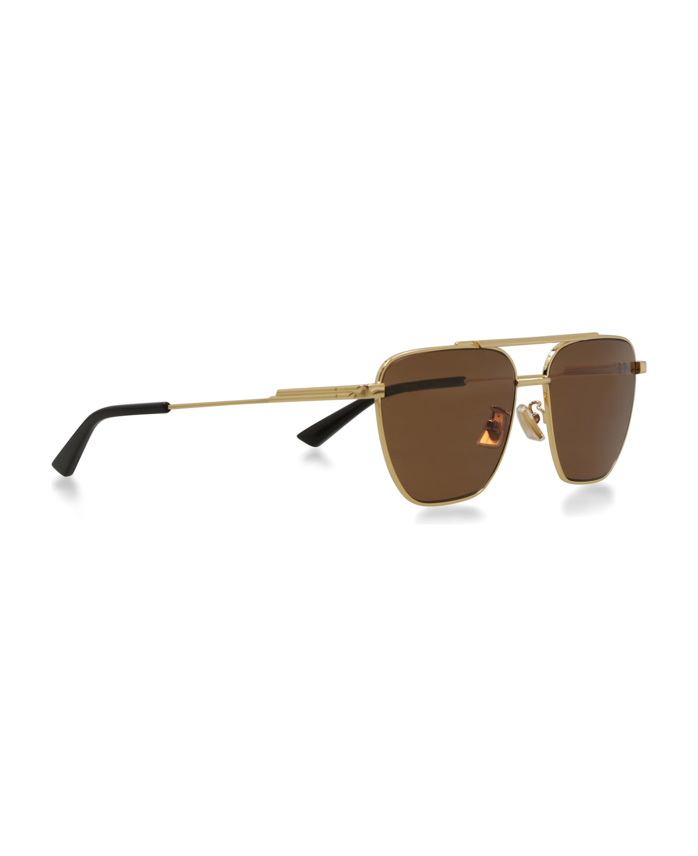 Bottega Veneta Aviatore Classic Sunglasses - Gold