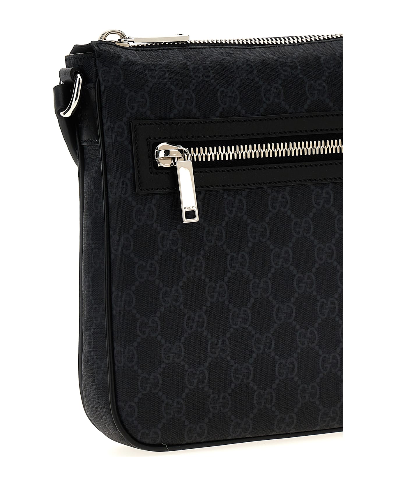 Gucci 
gg Supreme
 Crossbody Bag - Black/black/brb