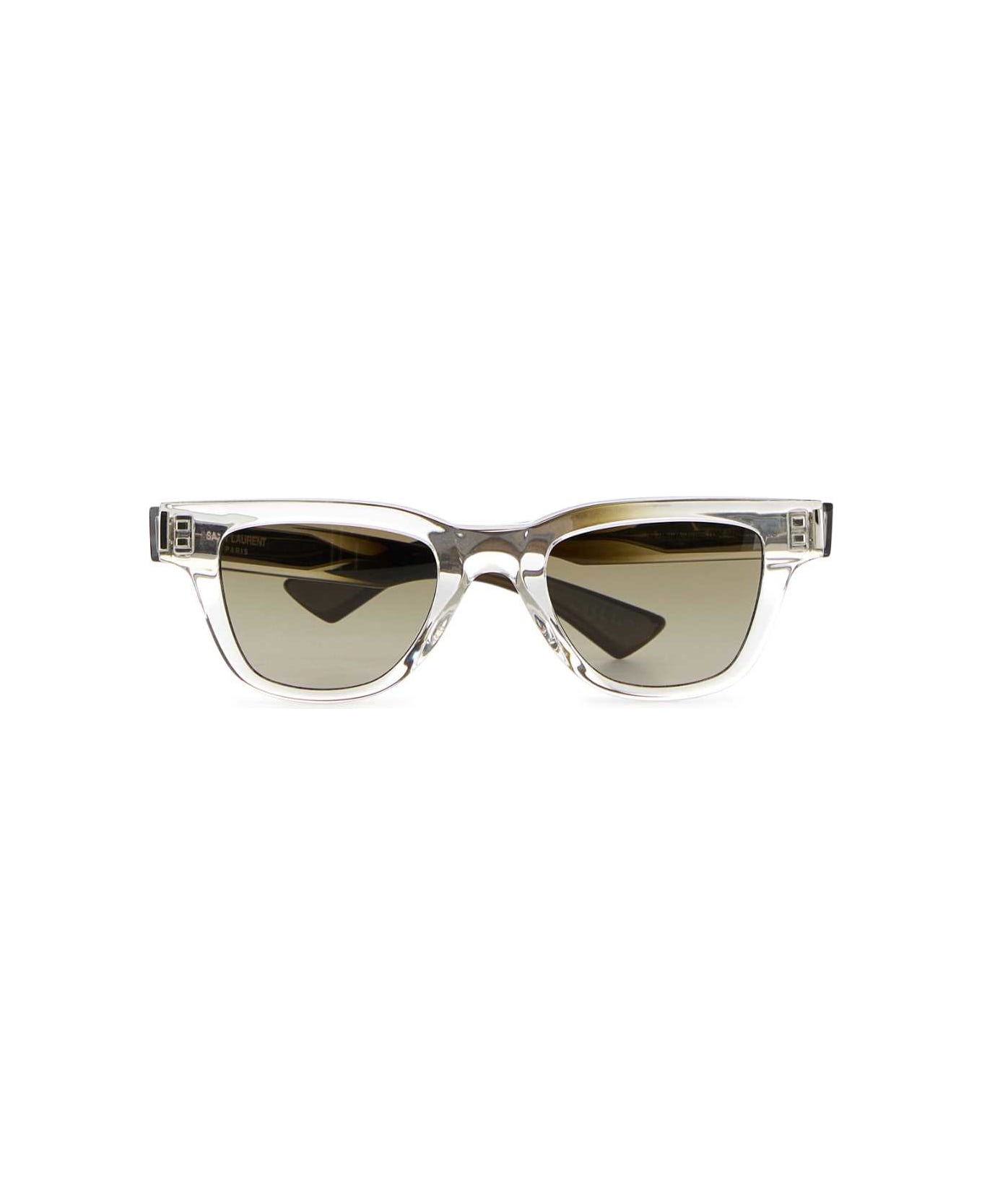 Saint Laurent Transparent Acetate Sl 789 Sunglasses - TRANSPARENTCRYSTAL