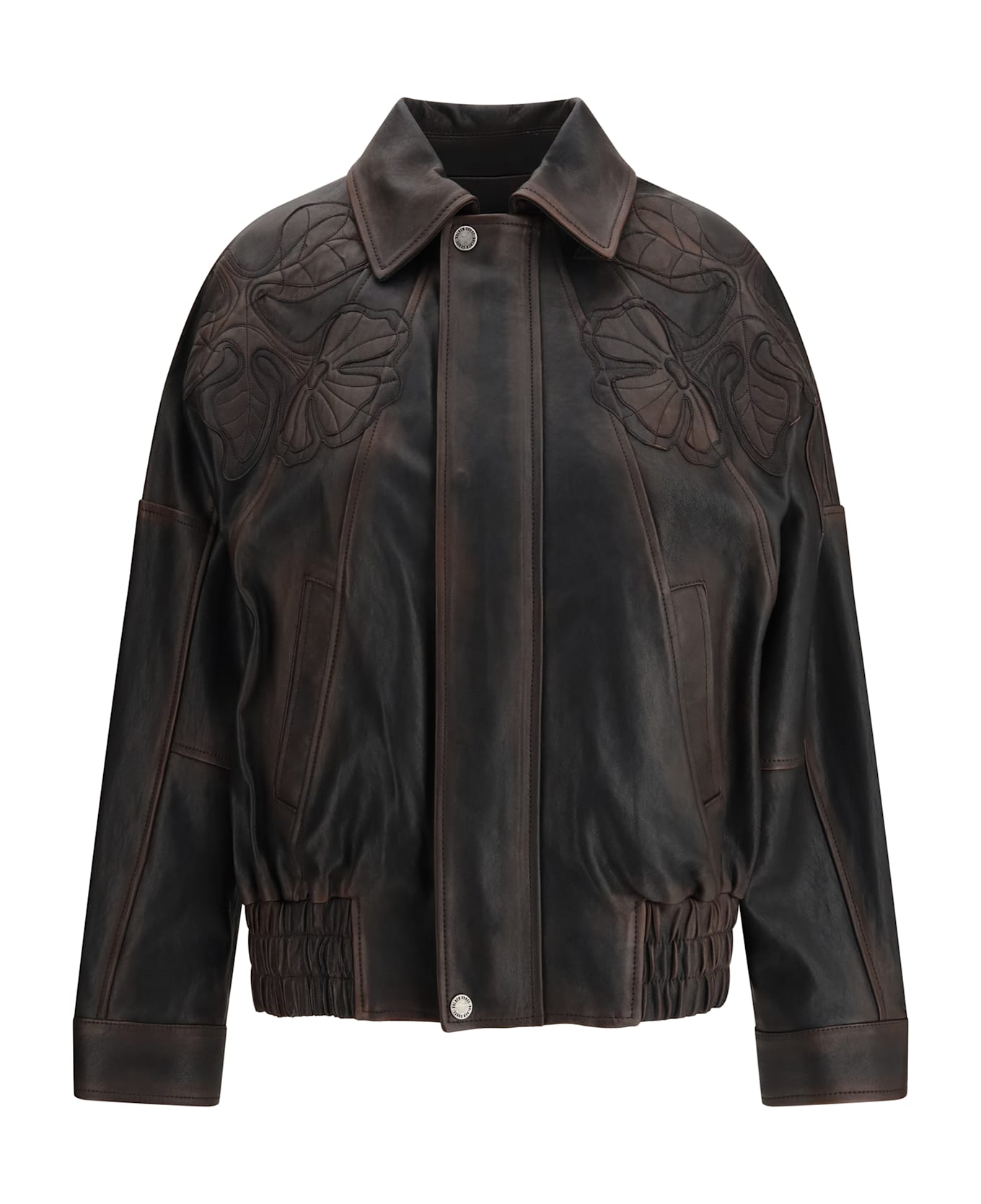 Golden Goose Nappa Leather Bomber Jacket