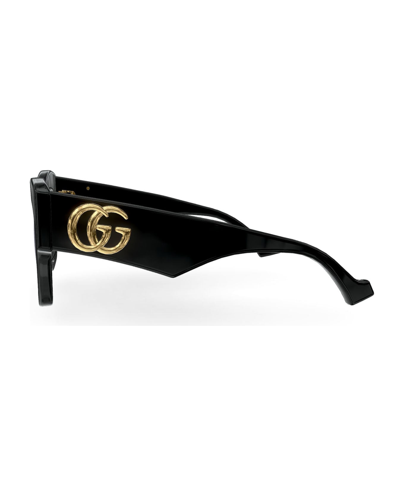 Gucci Eyewear GG1422S Sunglasses - Black Black Grey