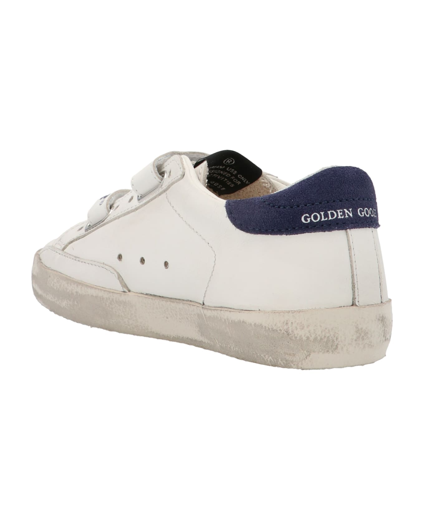 Golden Goose 'old School' Sneakers - White/Black