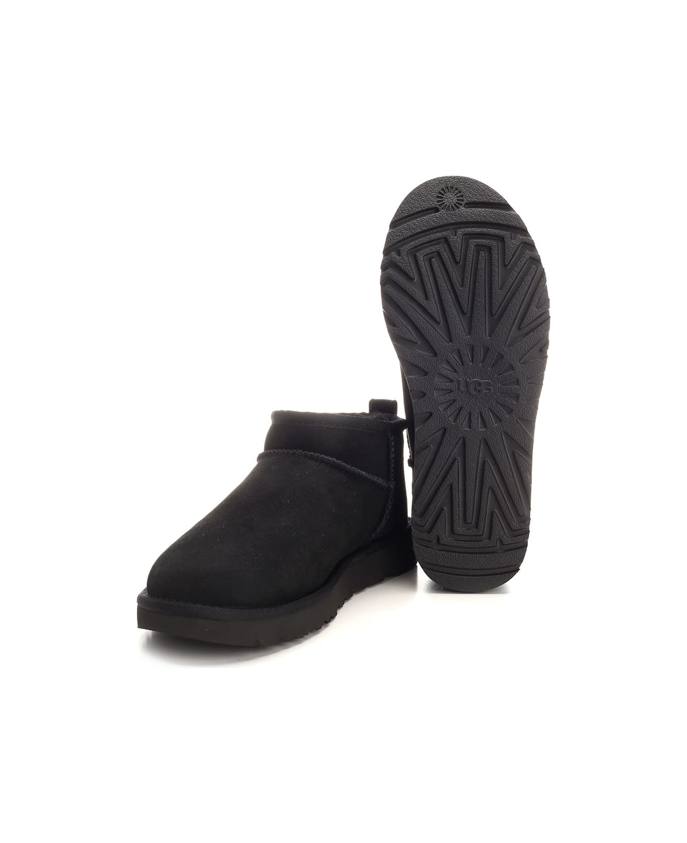 UGG 'classic Ultra Mini' Ankle Boots - Black