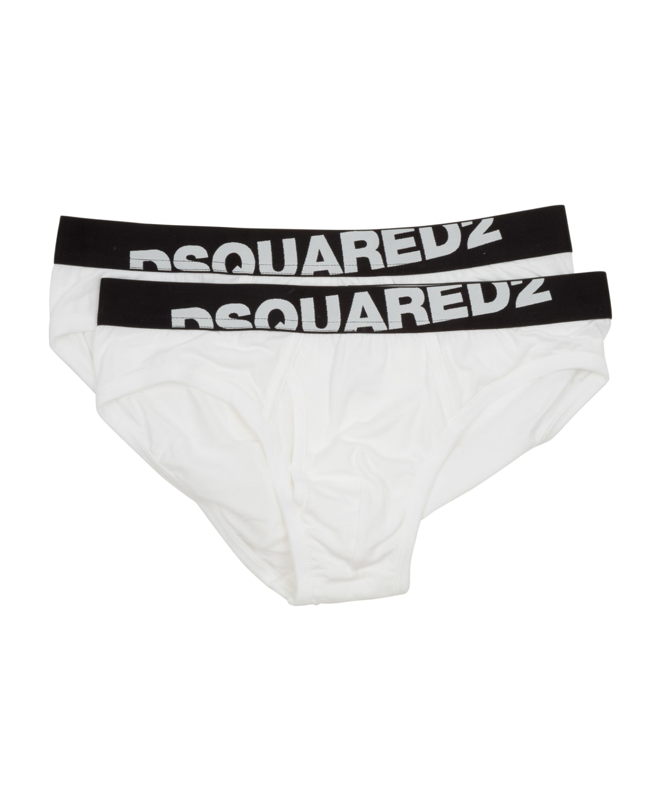 Dsquared2 Cotton Briefs - White