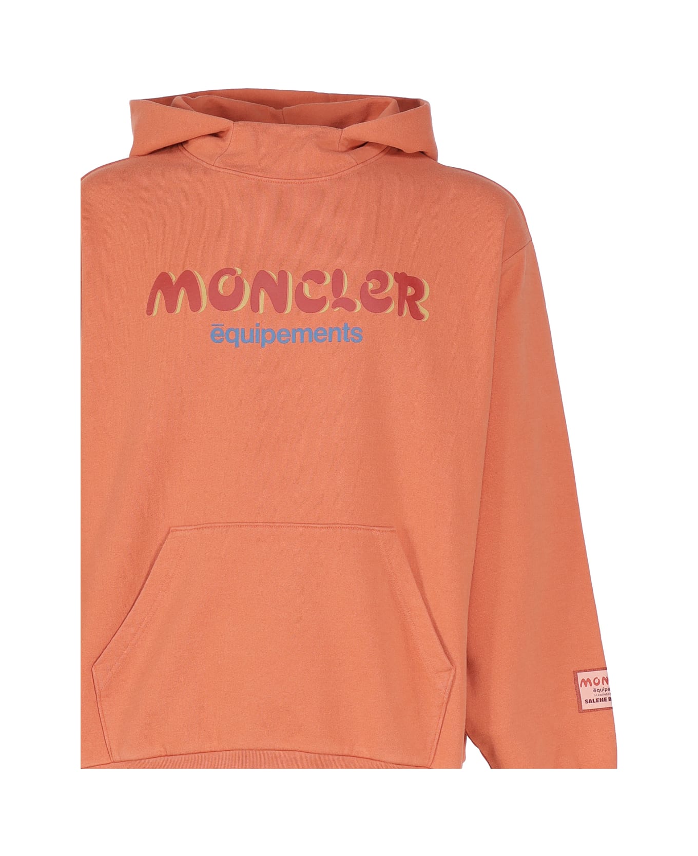 Moncler Genius Moncler X Salehe Bembury Logo Hoodie - Peach フリース