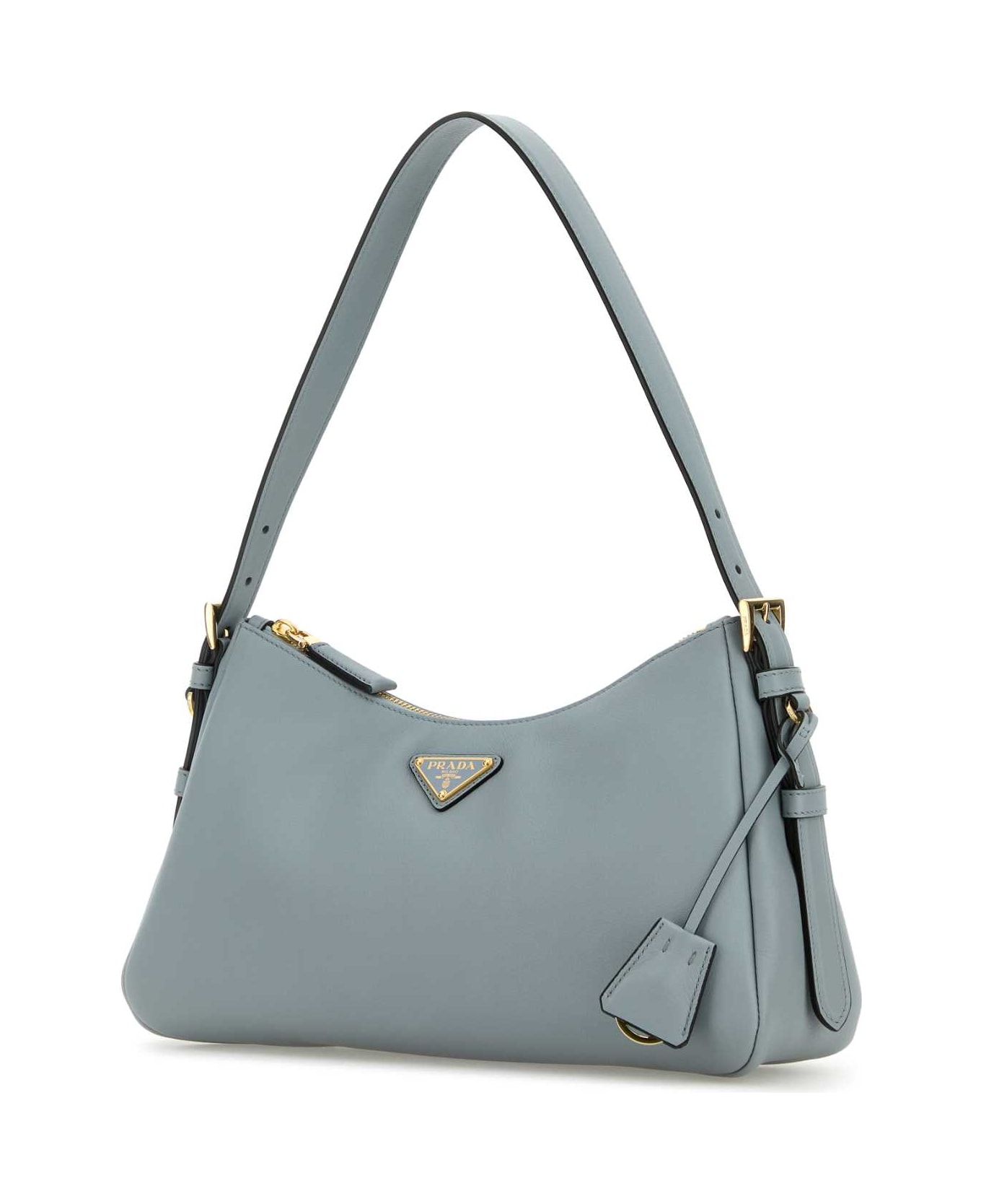 Prada Powder Blue Leather Medium Aimã©e Shoulder Bag - Opaline