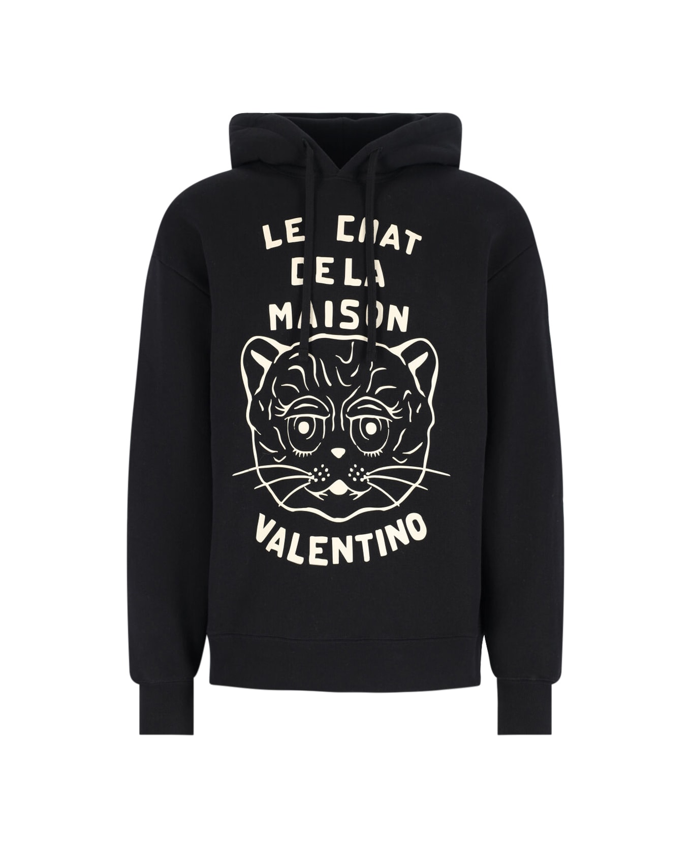 Valentino 'le Chat De La Maison' Hoodie - BLACK