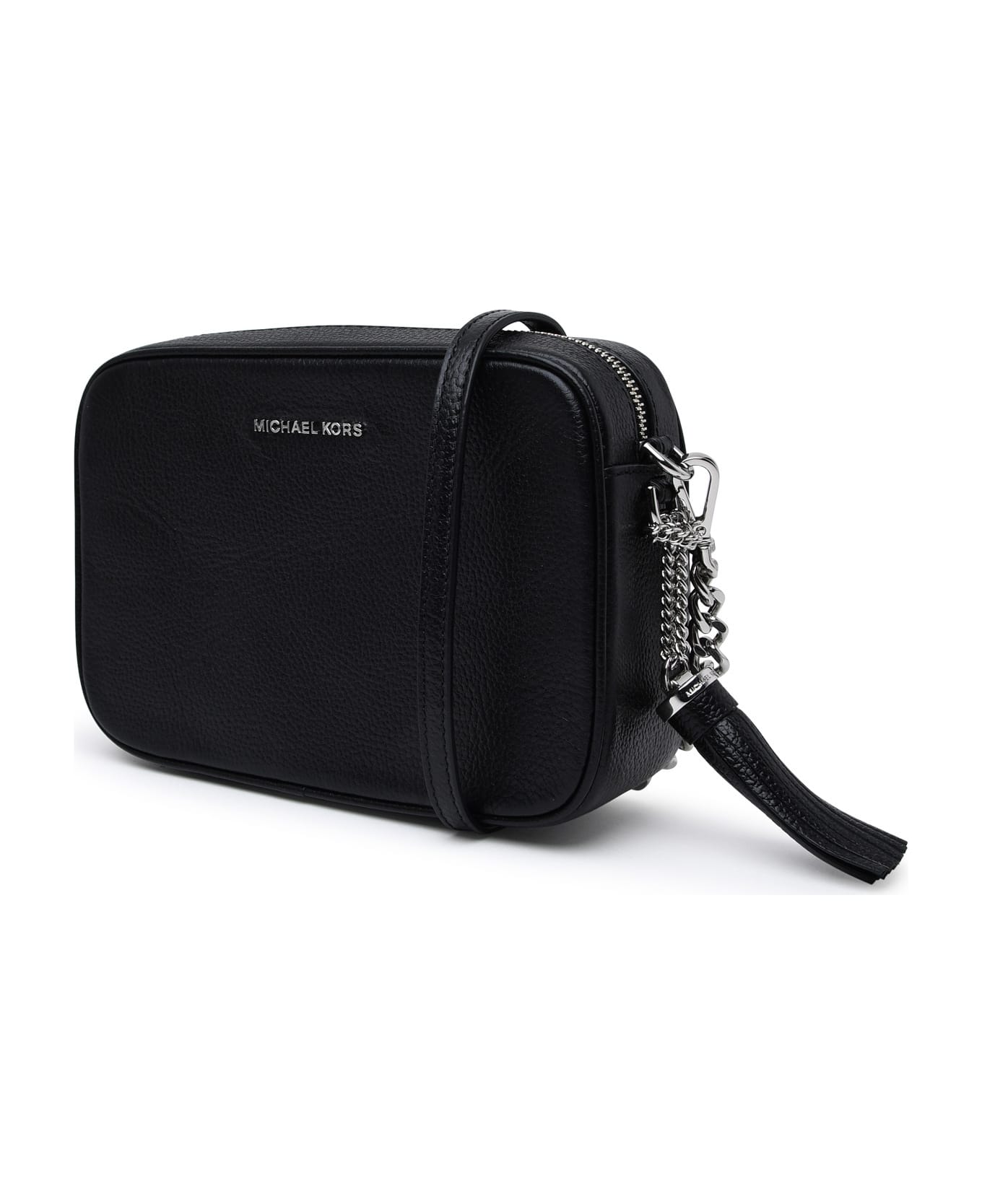 Michael Kors Collection Black Leather Ginny Cross-body Bag - Black ショルダーバッグ