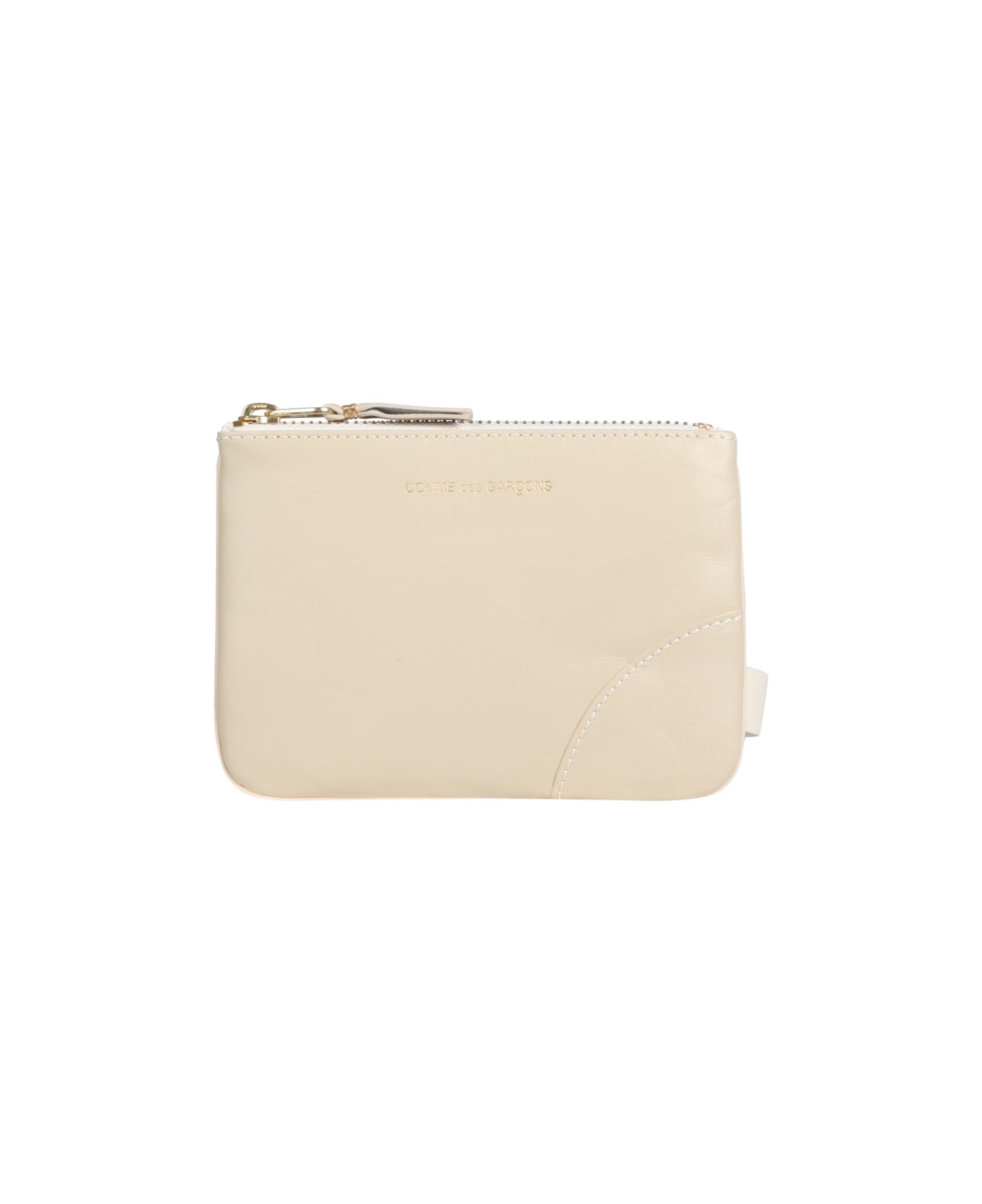 Comme des Garçons Wallet Zipped Wallet - WHITE