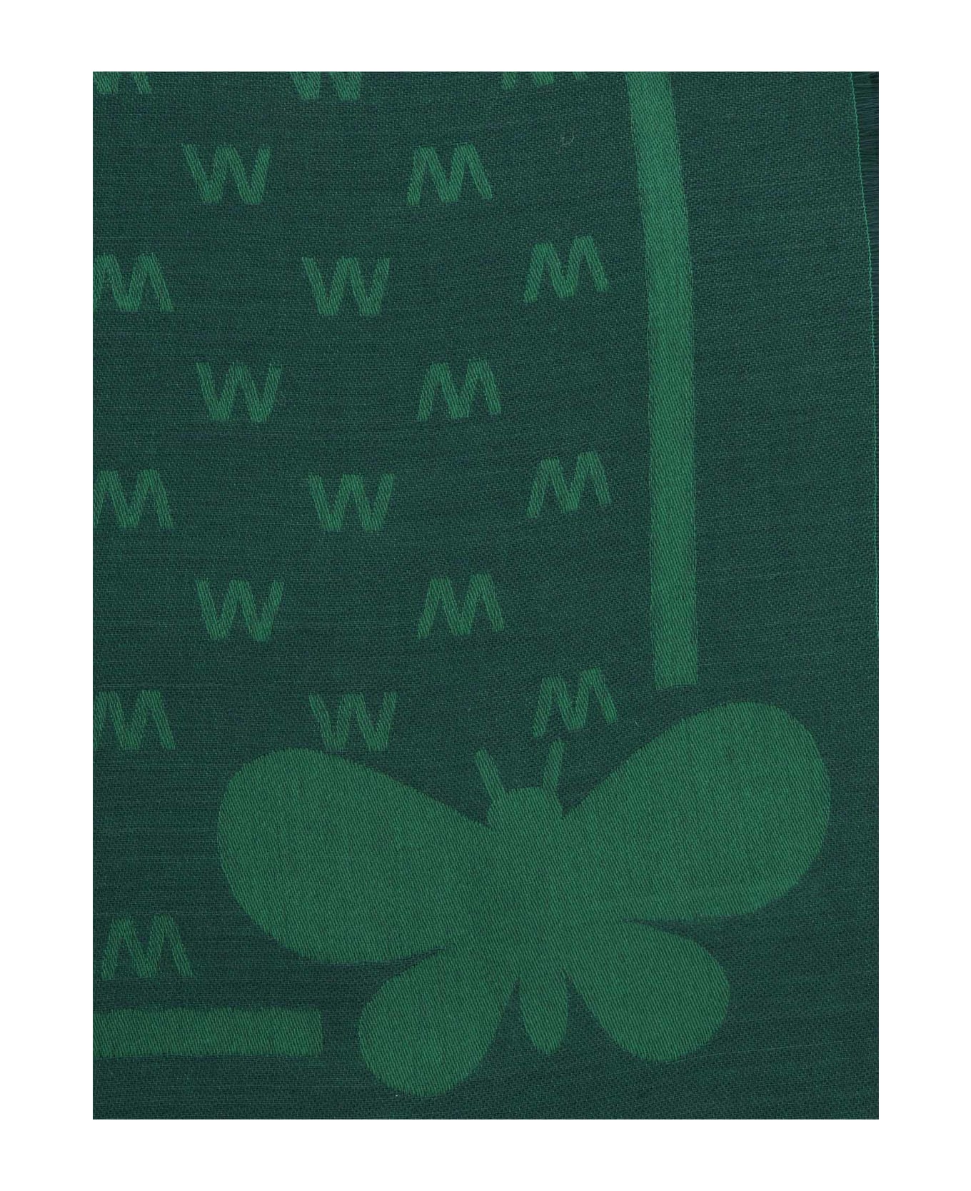 Weekend Max Mara Dire Emerald Scarf - GREEN