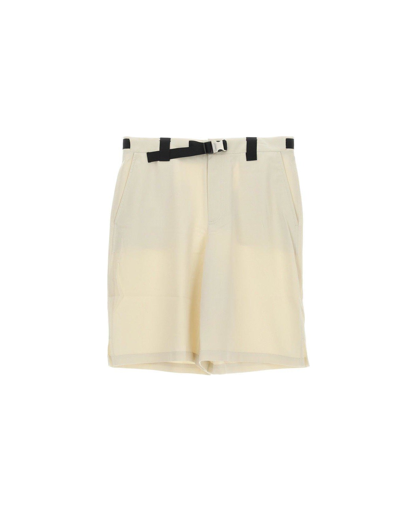 Jacquemus Buckle Belt Shorts - Beige