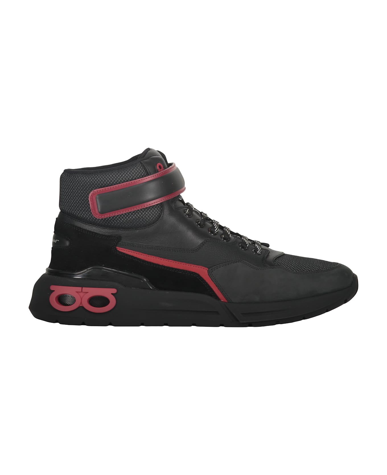 Ferragamo High-top Sneakers - black
