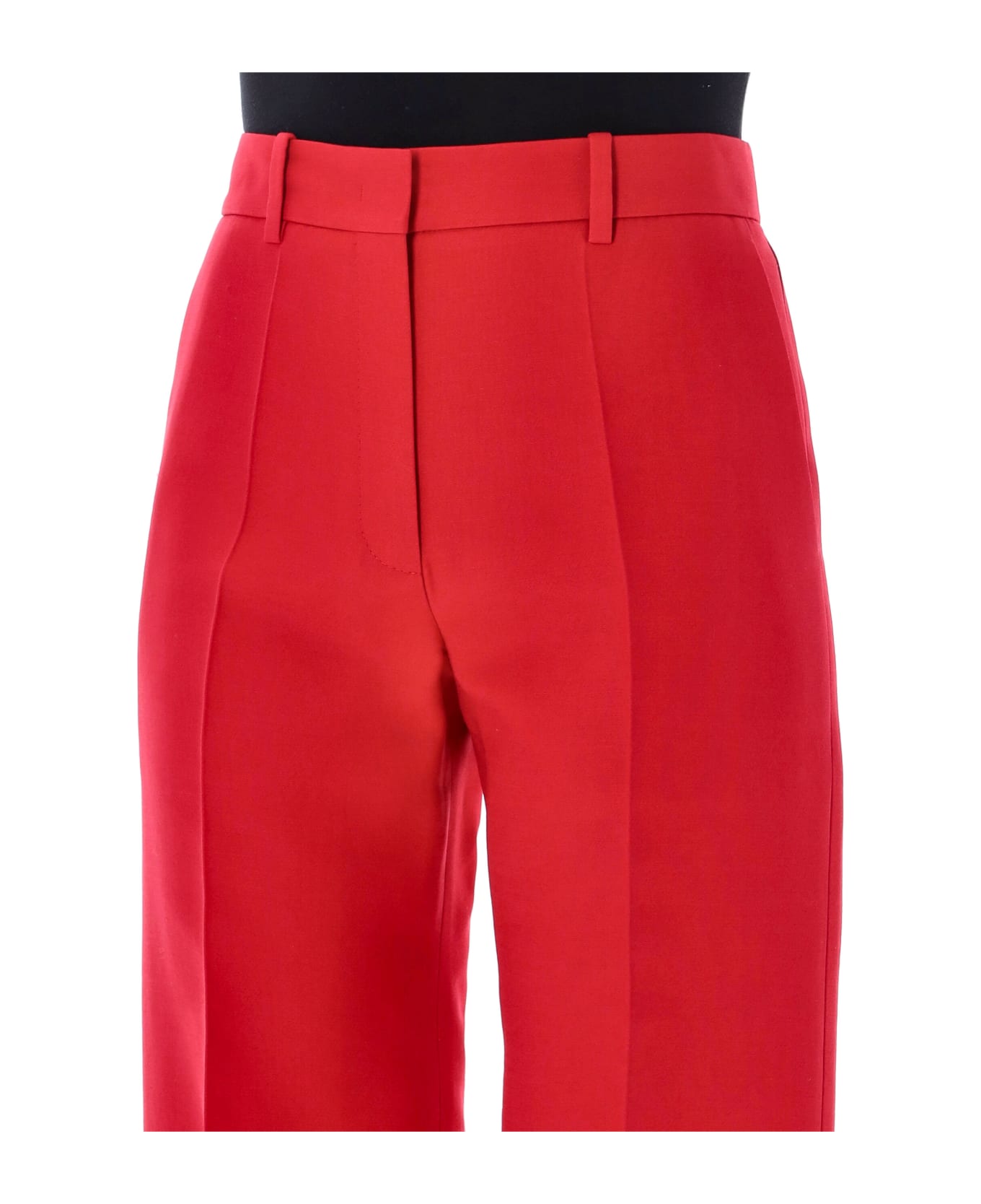 Valentino Garavani Crepe Couture Trousers - RED
