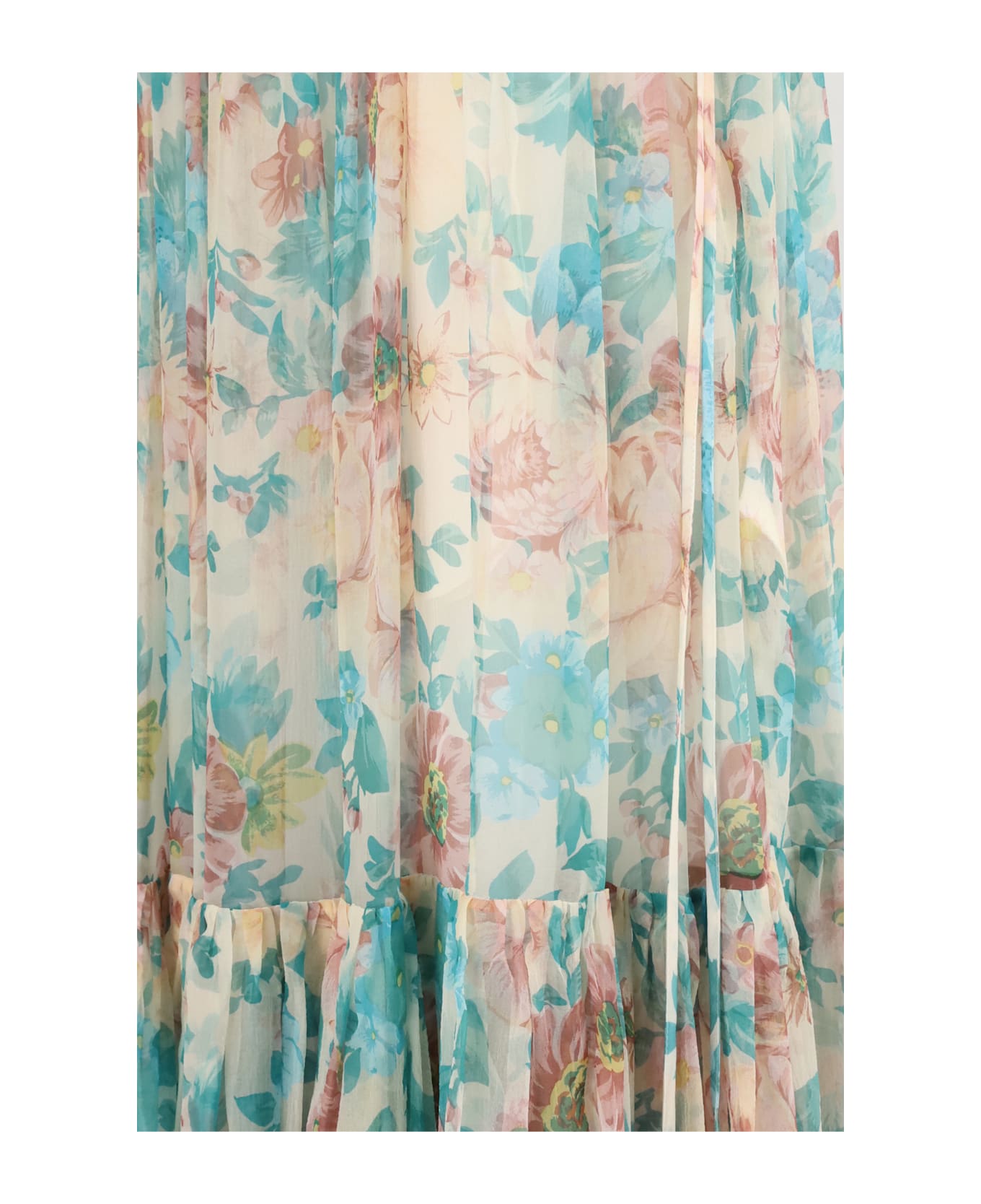 Chloé Long Floral Skirt
