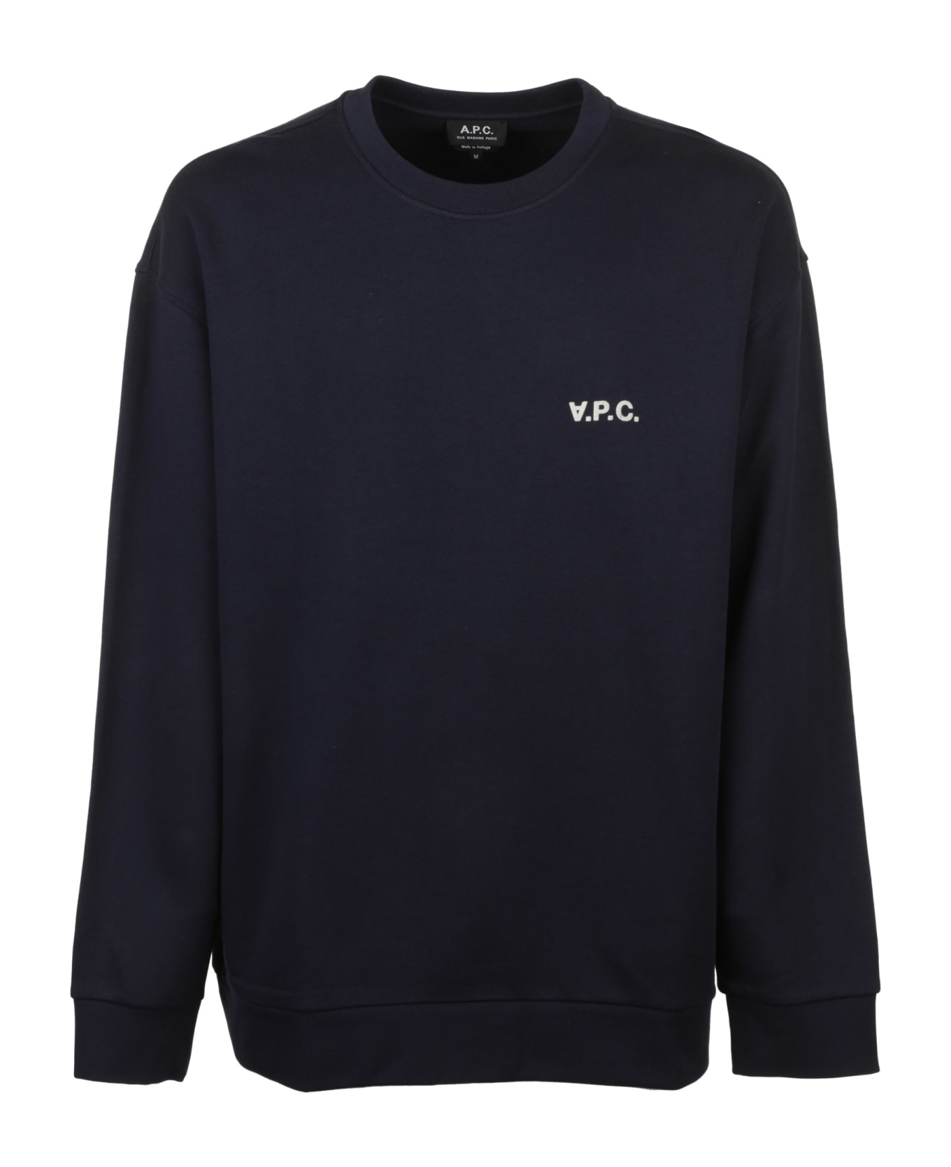 A.P.C. Stretch Cotton Oversize Sweatshirt - Iak Dark Navy フリース