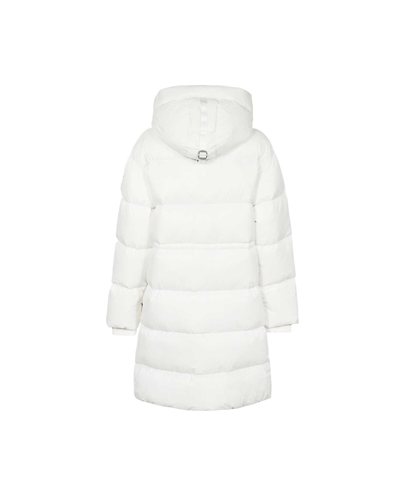 Parajumpers Eira Long Hooded Down Jacket - White コート