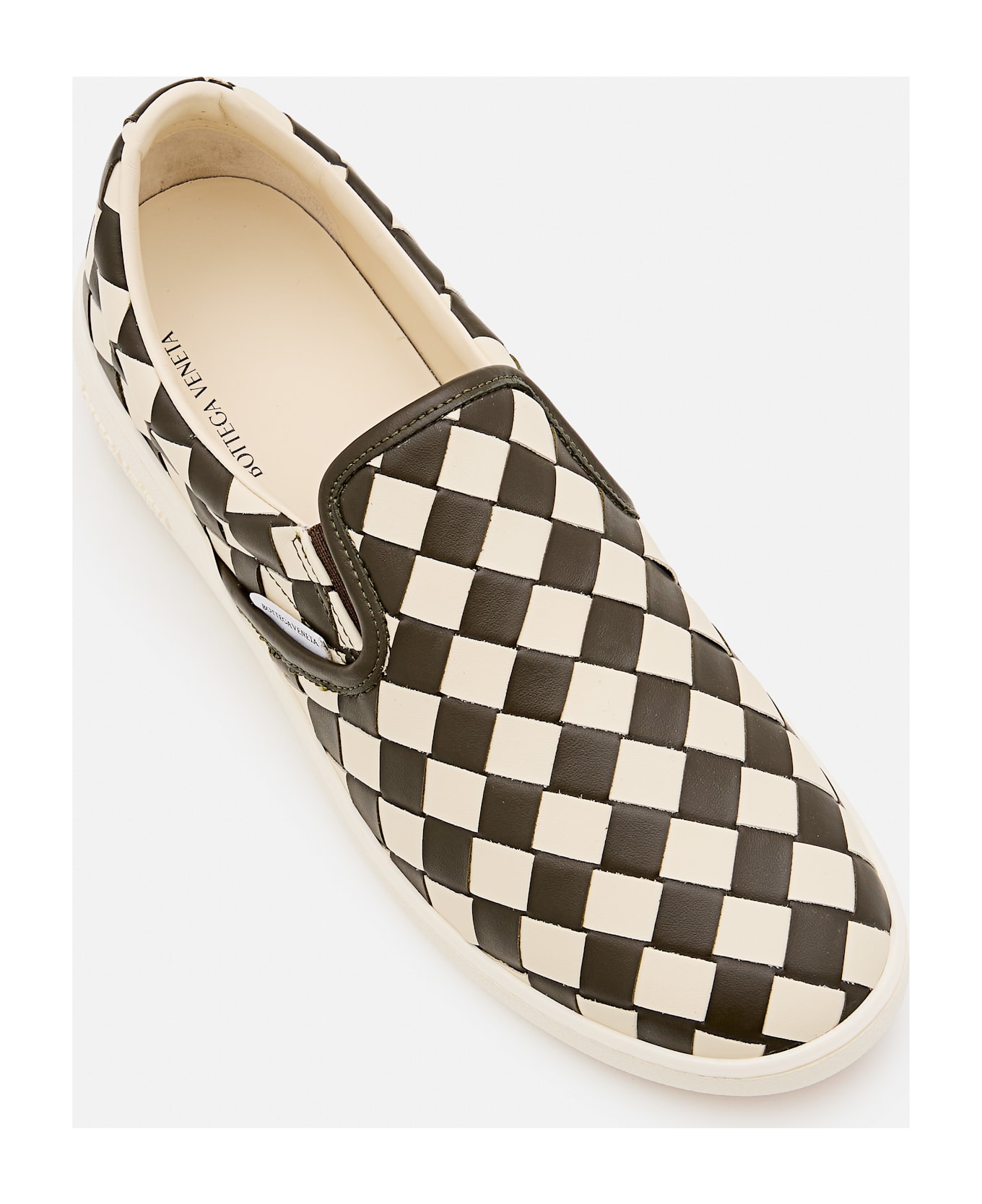 Bottega Veneta Slip On Sawyer Sneakers - BIANCO verde
