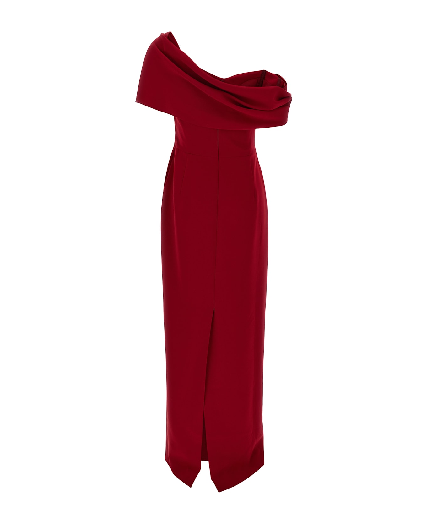 Carolina Herrera Column Dress - Red
