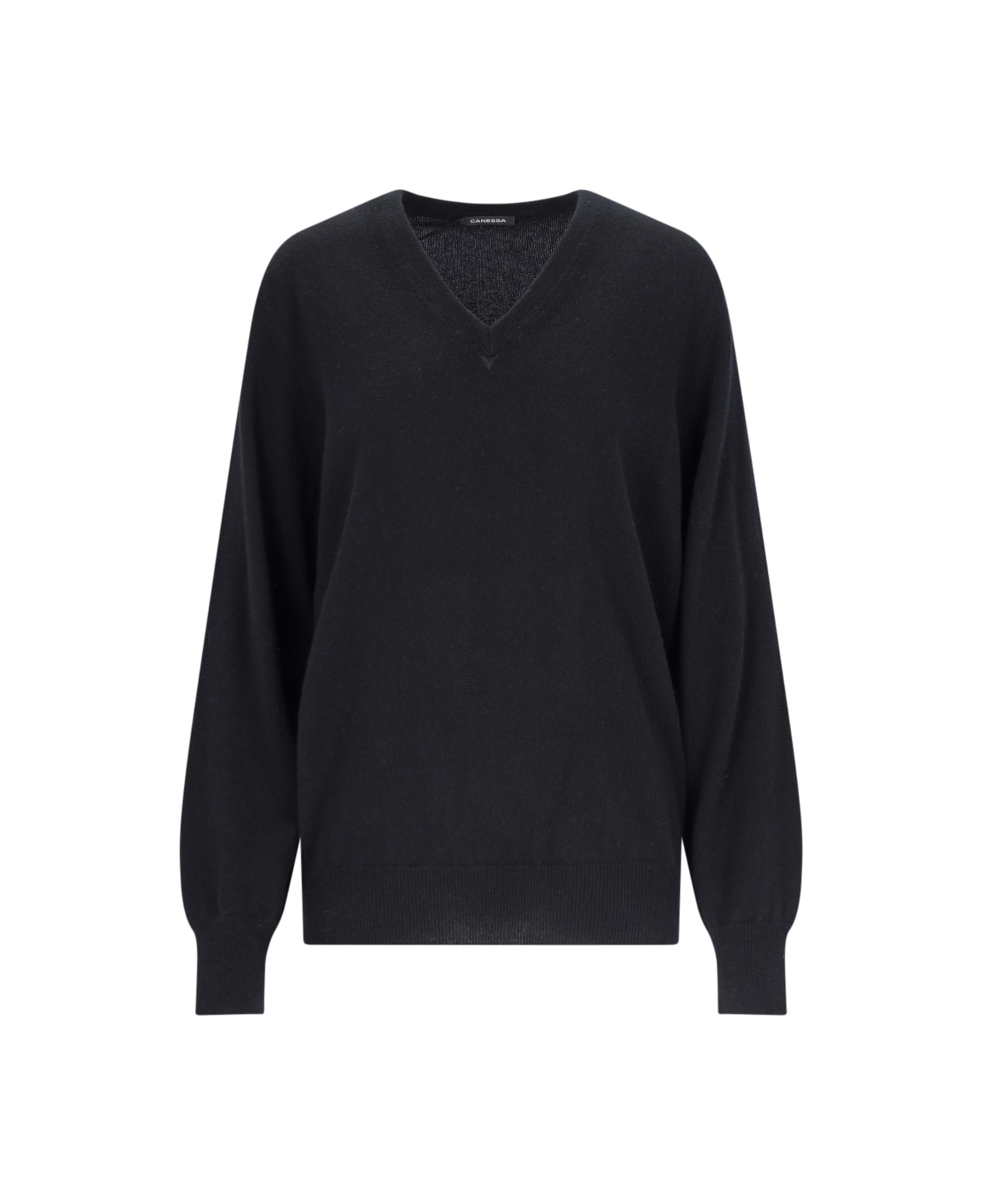 Canessa V-neck Sweater - Black  