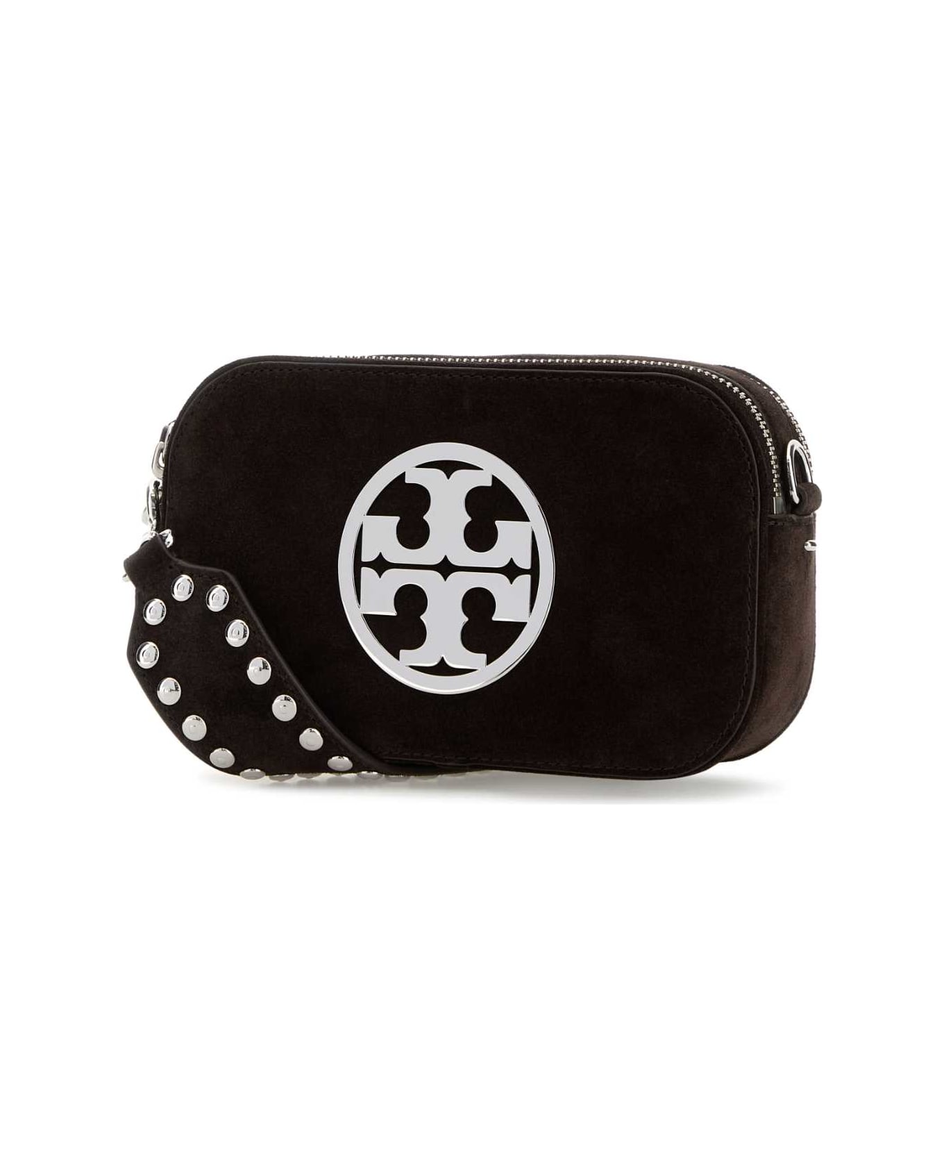 Tory Burch Brown Suede Crossbody Bag - SHADOWOAK ショルダーバッグ