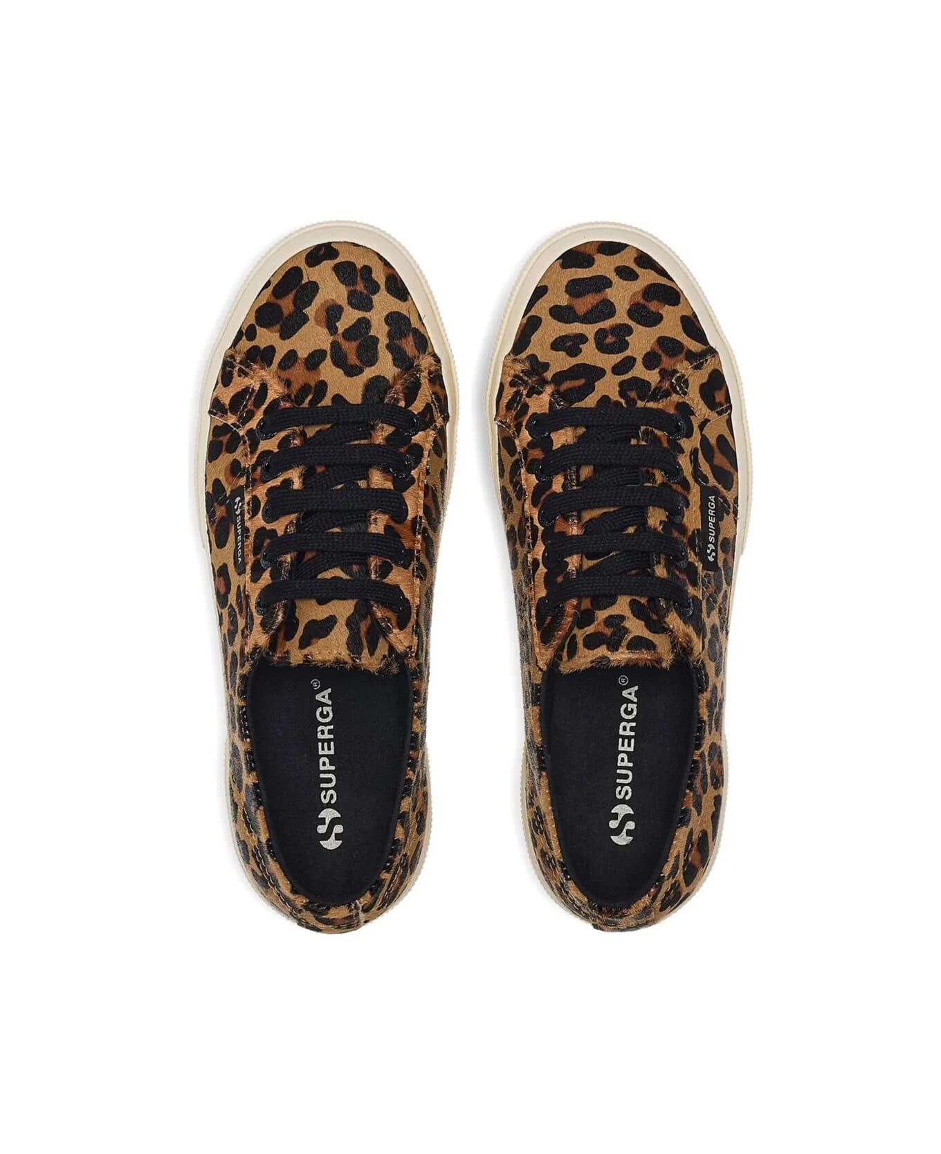 Superga 2750 Calfhair - Aok Leopard Print Offwhi